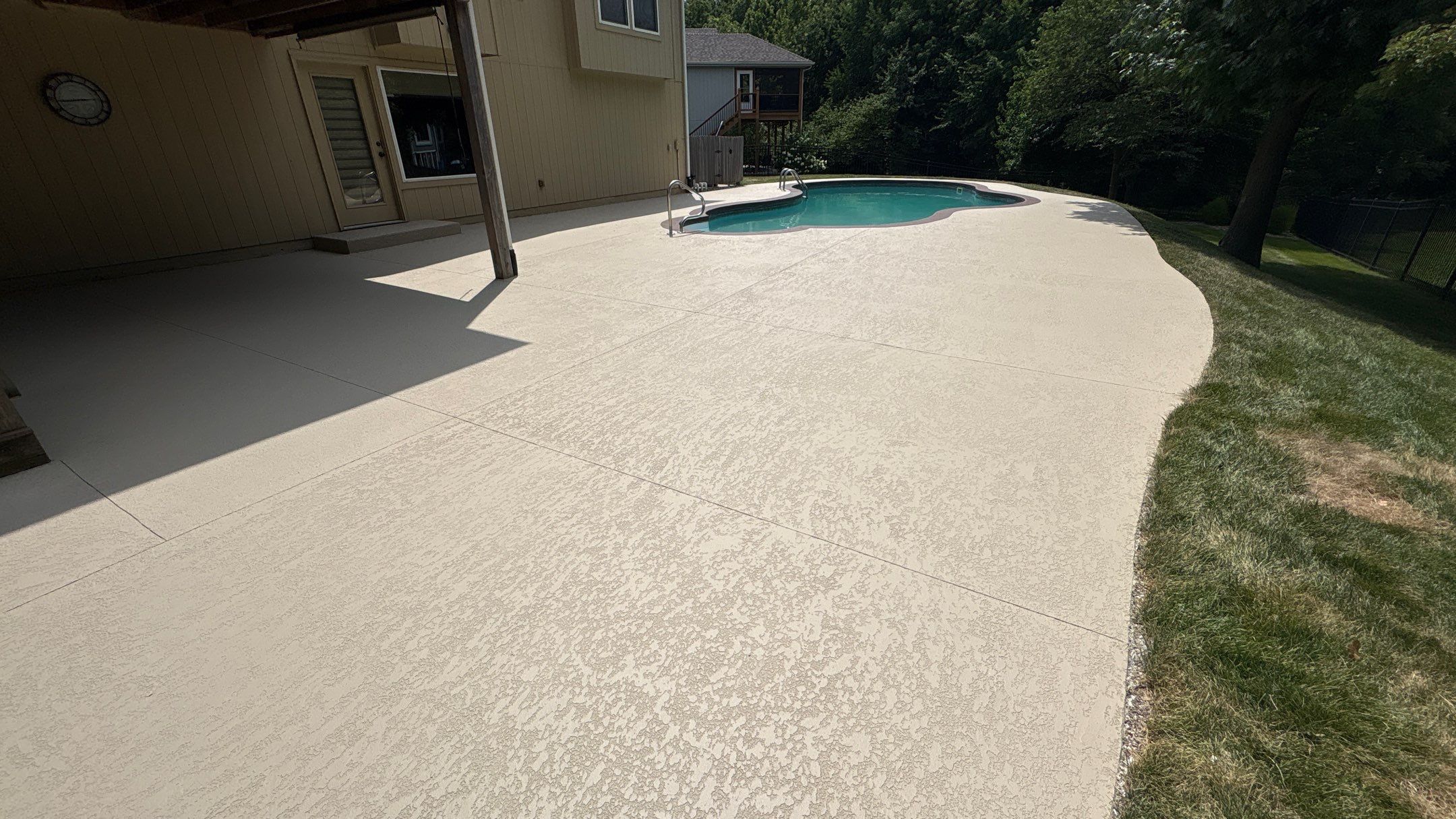 Pool Deck Refresh- Kansas City, MO by Big Red Decorative Concrete, LLC
