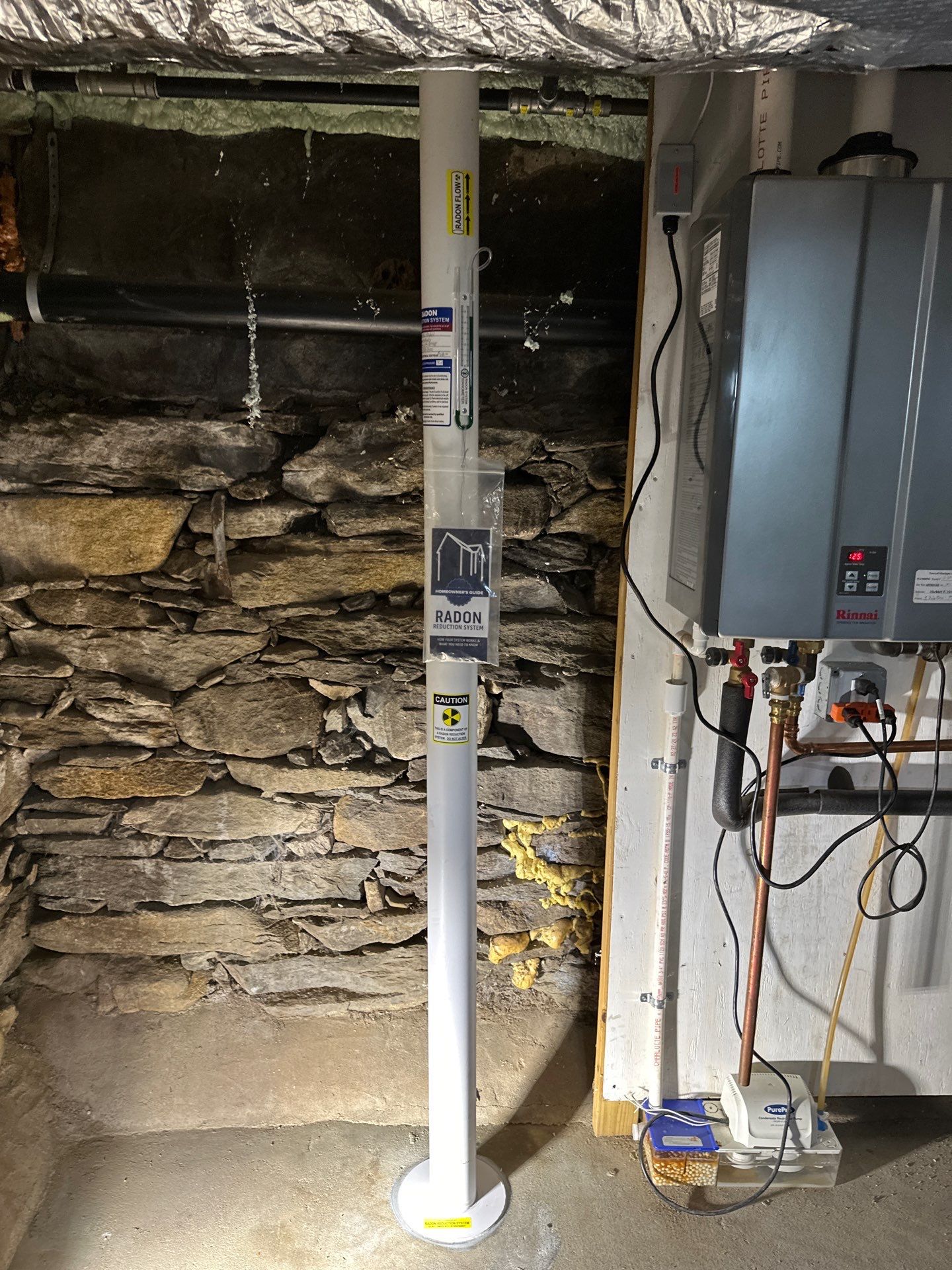 Creating a safe basement with radon mitigation by TMS Services