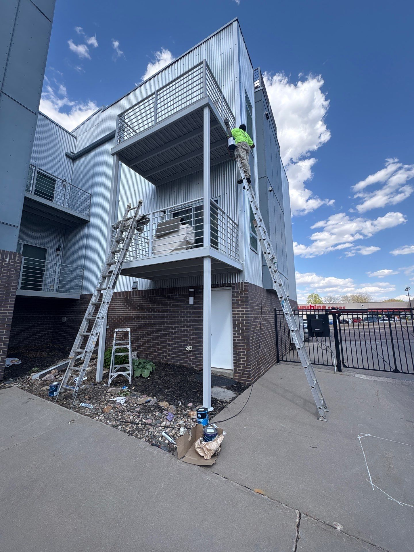 Modern Multi-Unit Exterior Painting and Siding Refresh in Sioux Falls by Select Painting, Coatings & Garage Cabinets