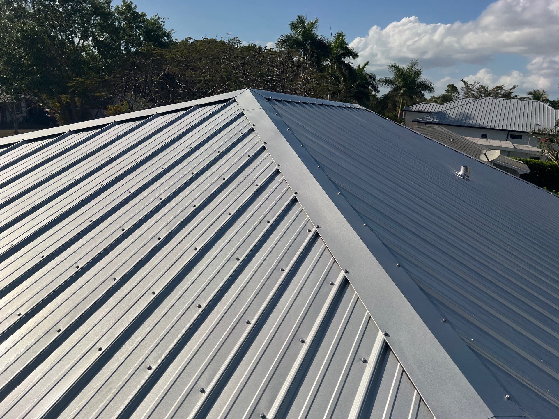 Residential Roofing Installation using Durabull Classic Rib Panel by Durabilis Roofing INC
