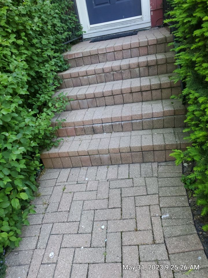 Brick paver clean, sand and seal. using Surebond SB-1300 by Northern Power Washing LLC.