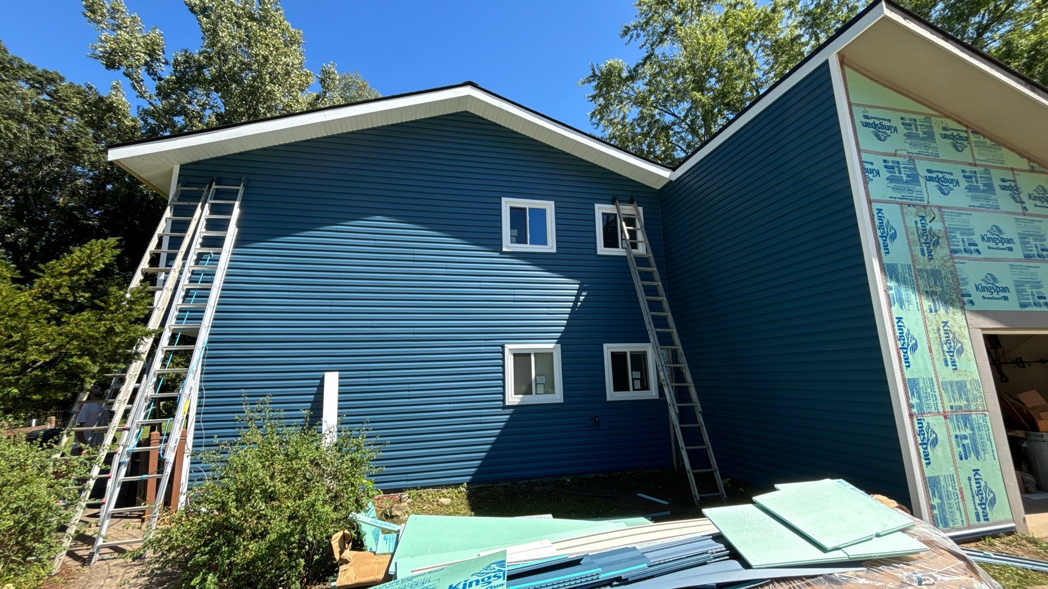 Siding Replacement using Alside D4 1/2" Dutchlap by 180 Contractors