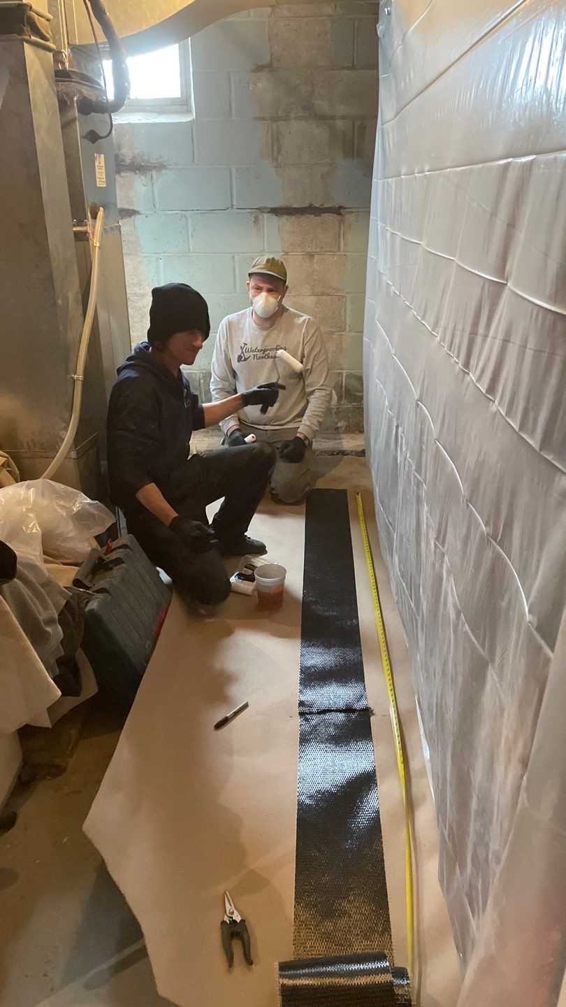 Basement Waterproofing in Crystal by Waterproofing Northeast