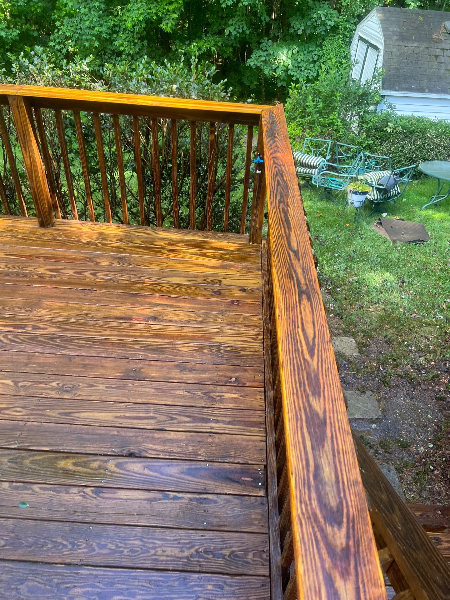 Weathered Deck using Wood Sealant by DuraSeal
