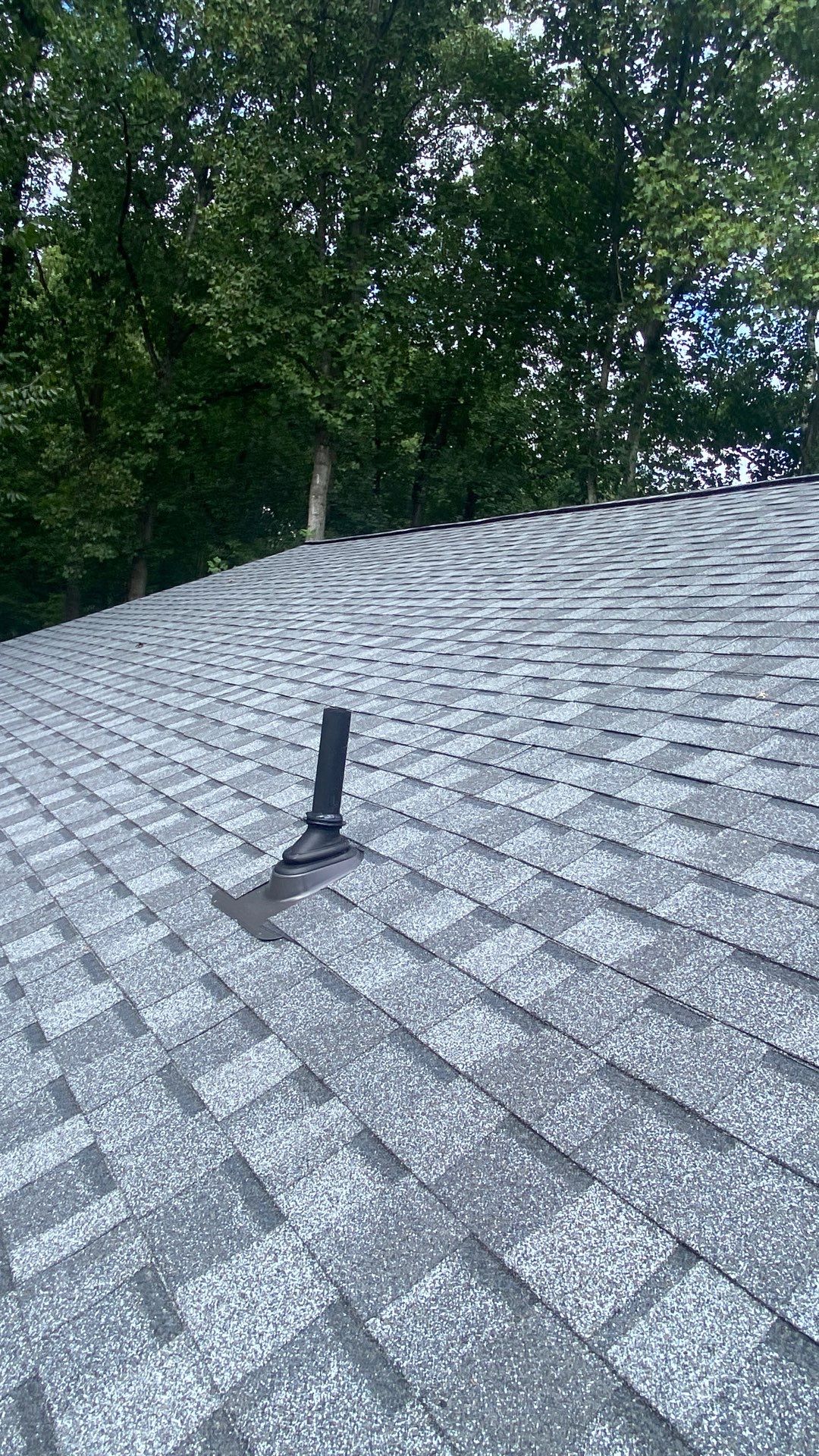 Oakton: Residential Roof Replacement with CertainTeed Landmark Designer Shingles in Pewter by RM Banning, Inc.