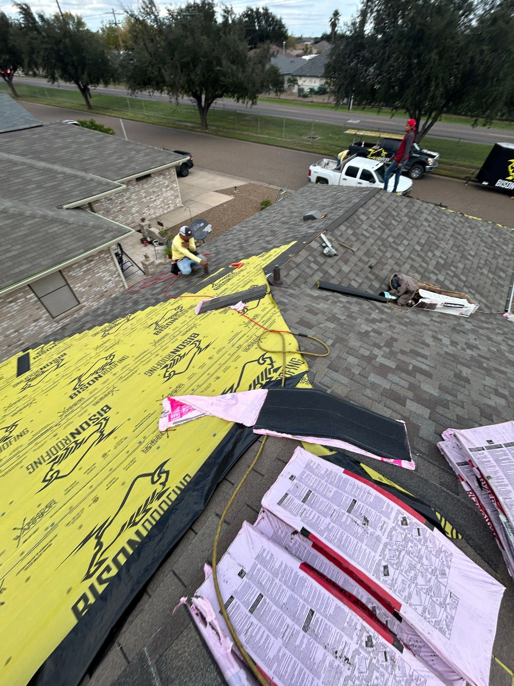 Mission Roof Project  by Bison Roofing  