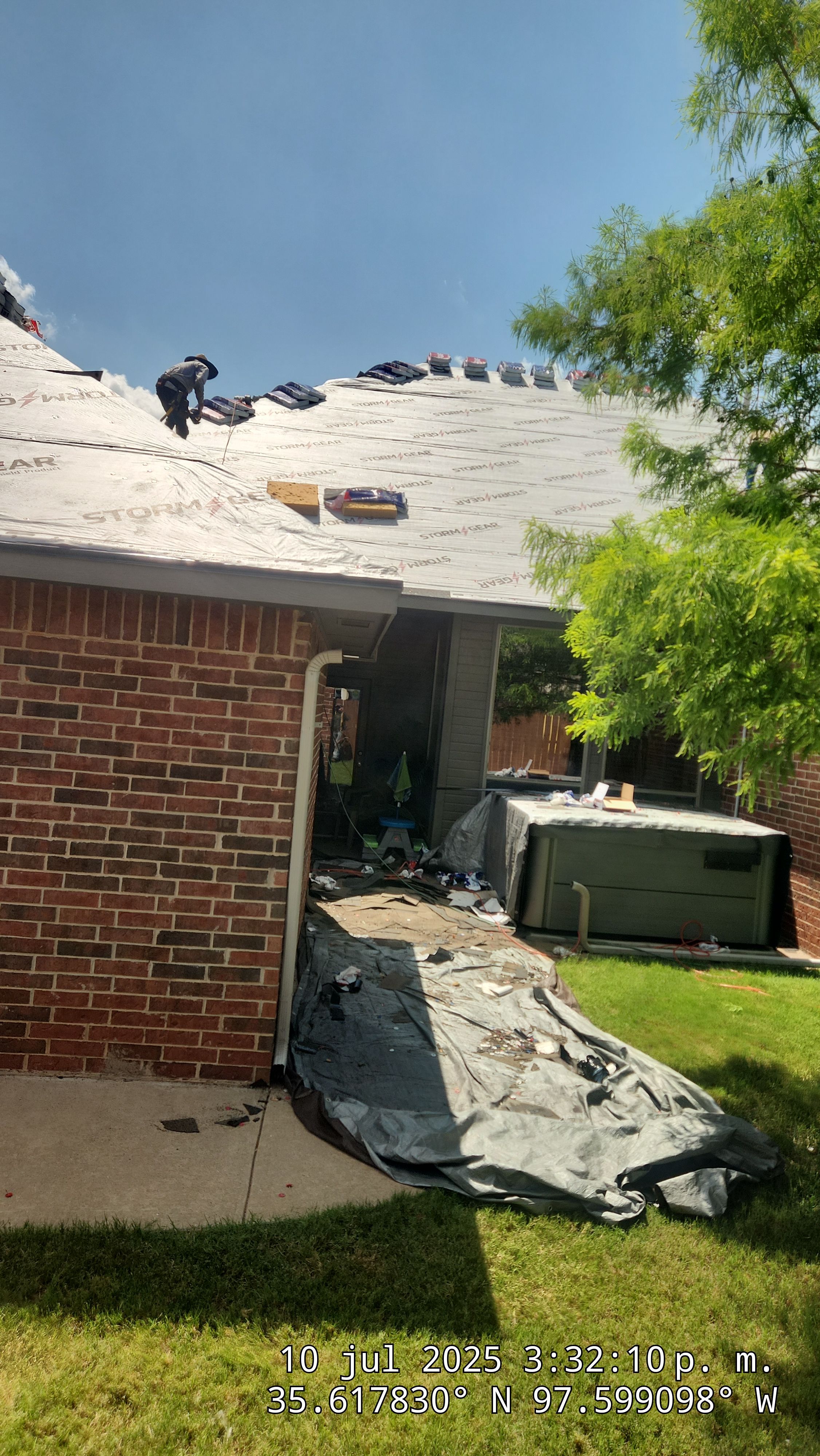Residential Roofing Installation using GAF by Castillo Roofing