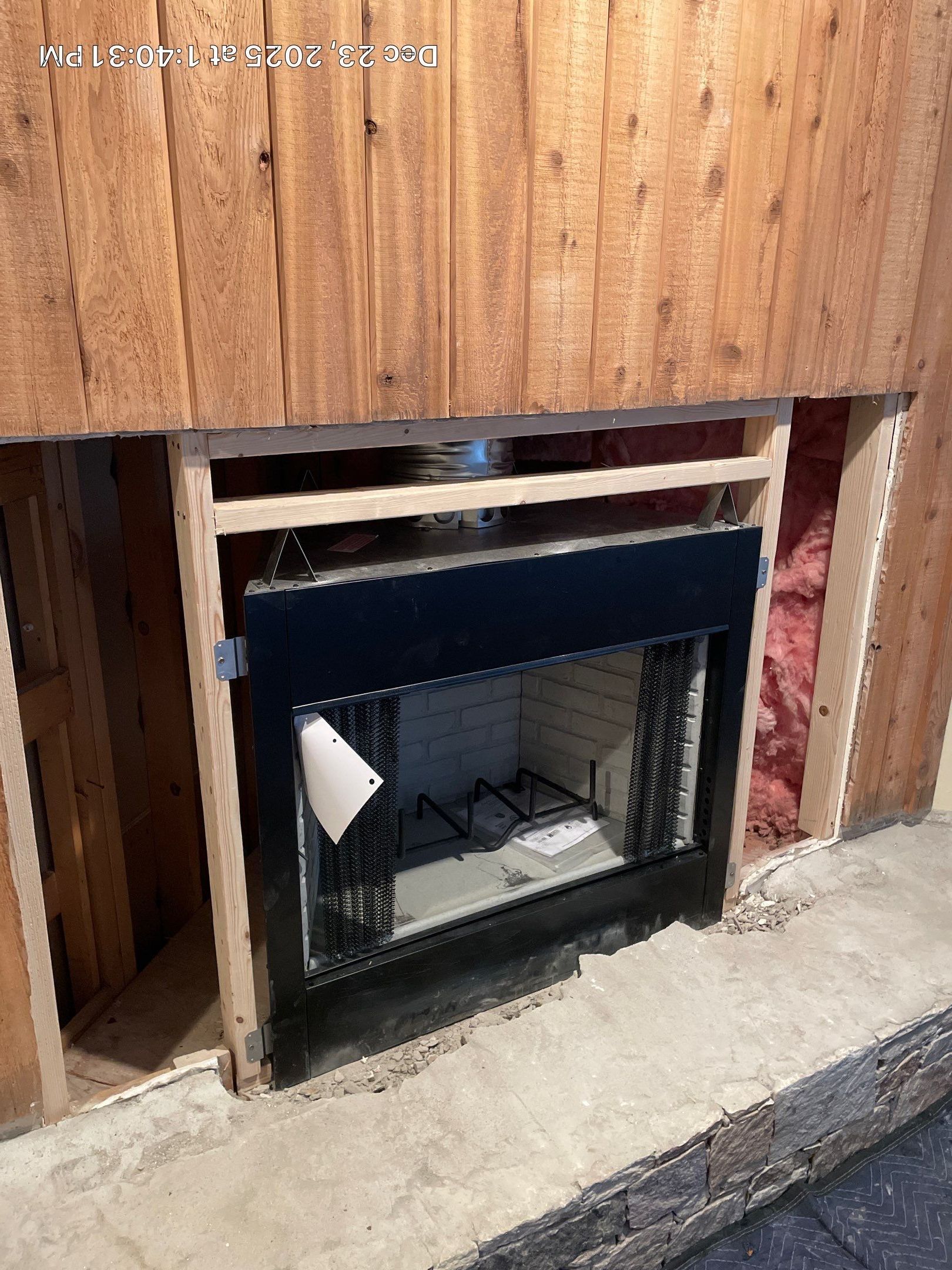 Firpelace Change out  by Neighborhood Chimney Services 