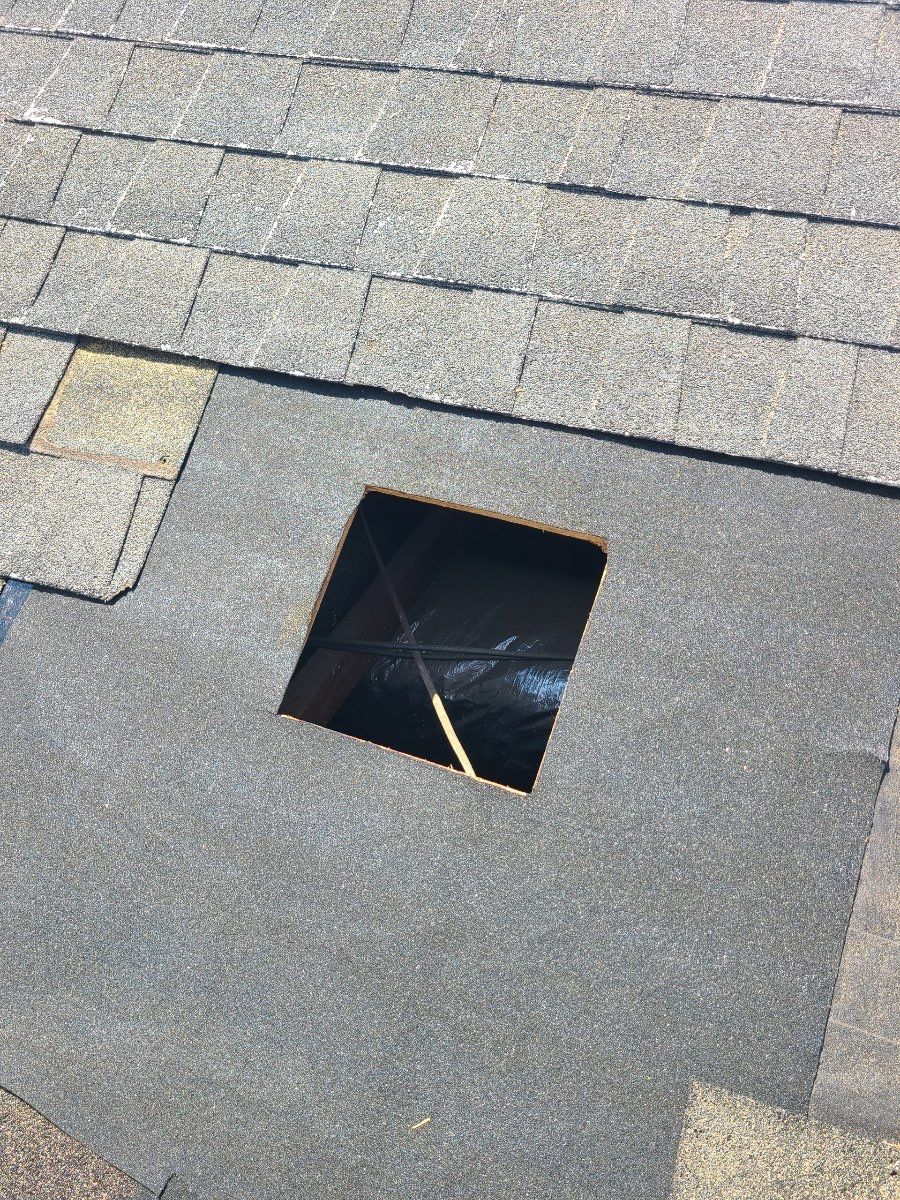 Hail Damage using Owen's Corning Duration (Lifetime) Shingles by Roof Repair Company