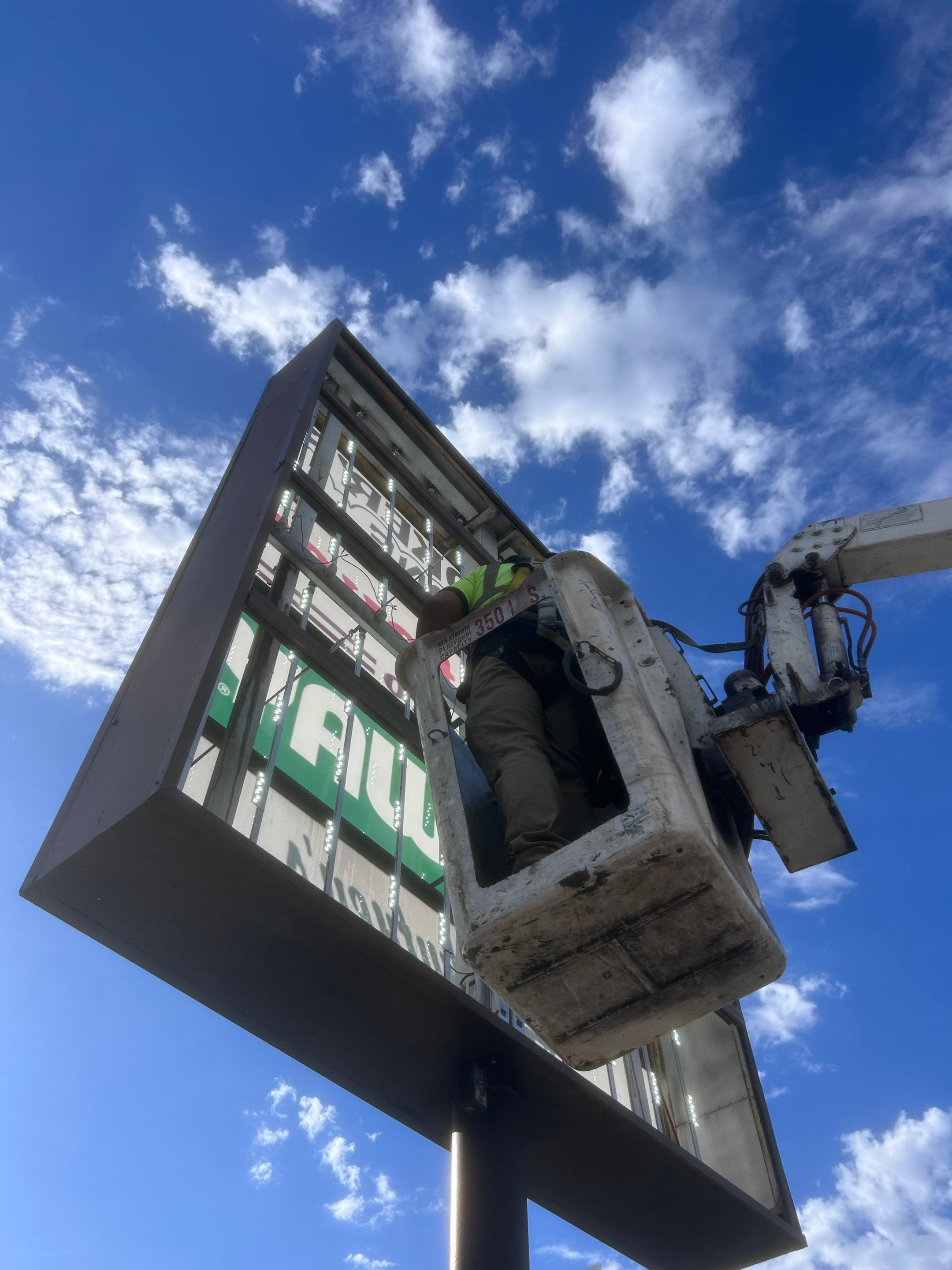 LED retrofit by Golden State Signs