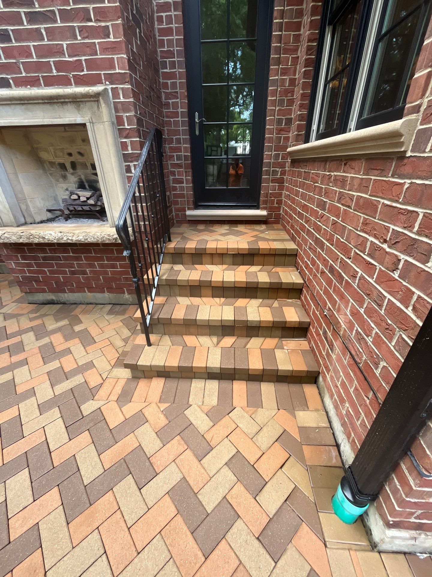 brick paver repair  using Structure bond Techniseal by Northern Power Washing LLC.