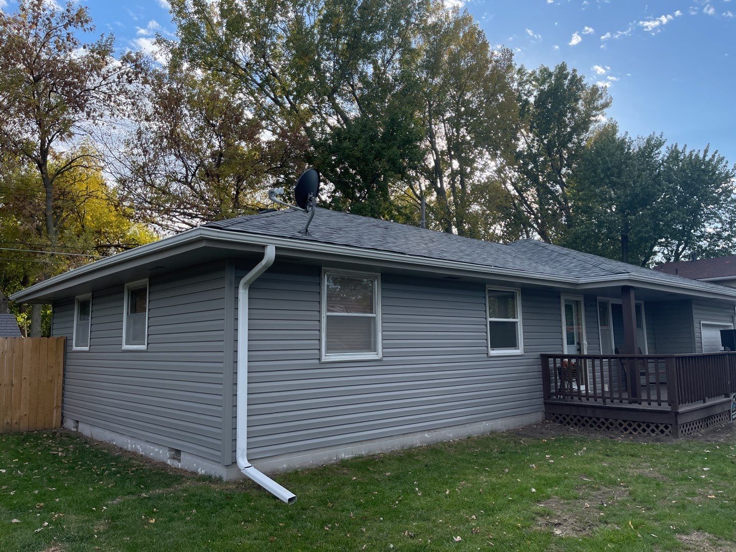 Residential Roof, Siding and Gutters using IKO Dynasty Castle Grey by Lightning Exteriors