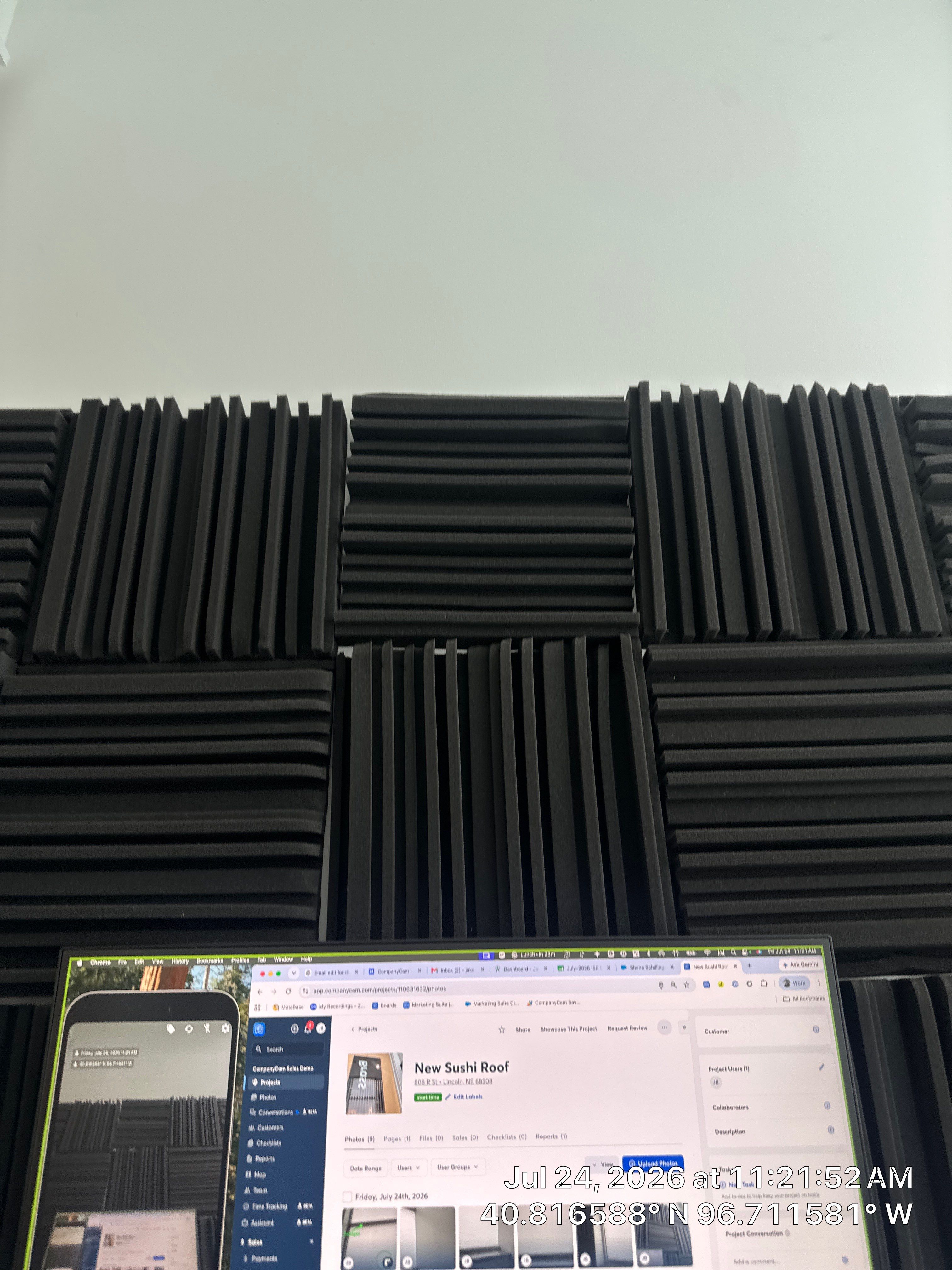 Commercial Office Soundproofing and Privacy Film Installation in Lincoln by CompanyCam Sales Demo