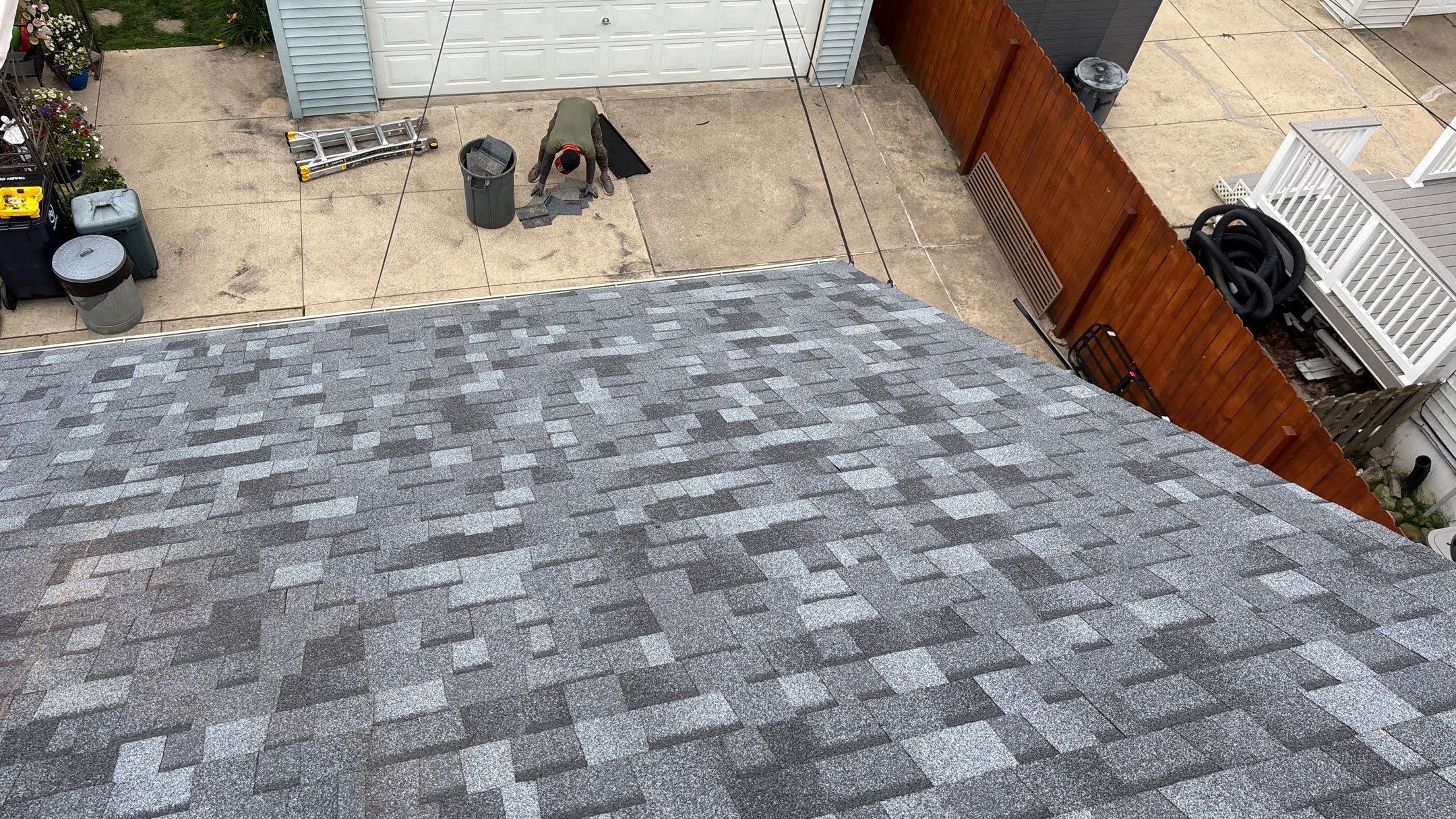 Roof Replacement using Owens Corning Slatestone Gray by 180 Contractors