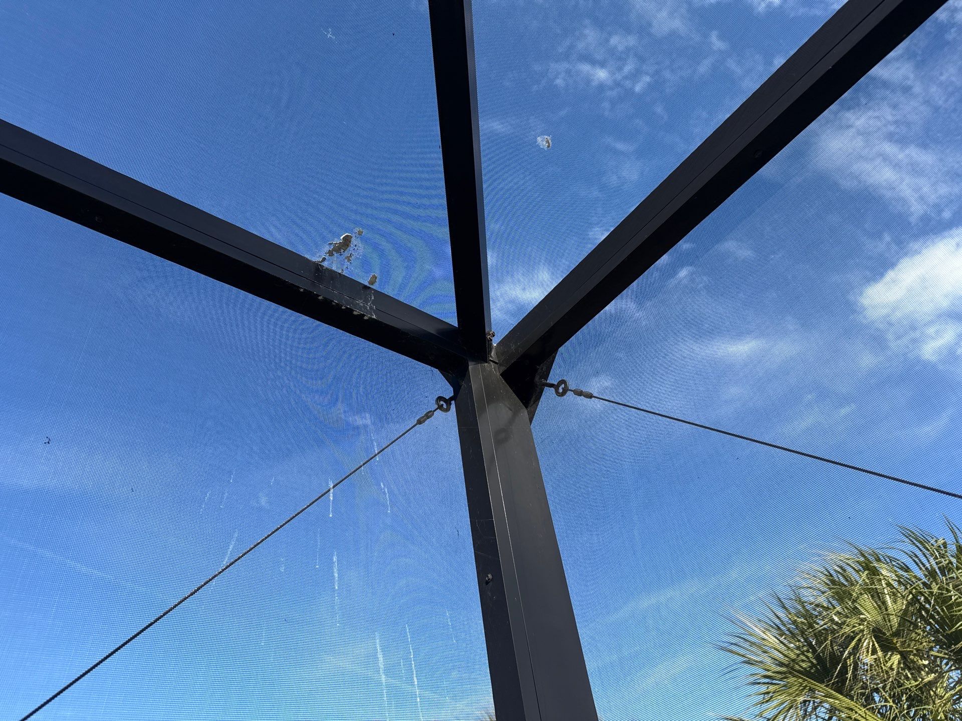 Pool Cage Screen Enclosure Cleaning in Canoe Creek – Parrish, FL by Sunshine AquaWash