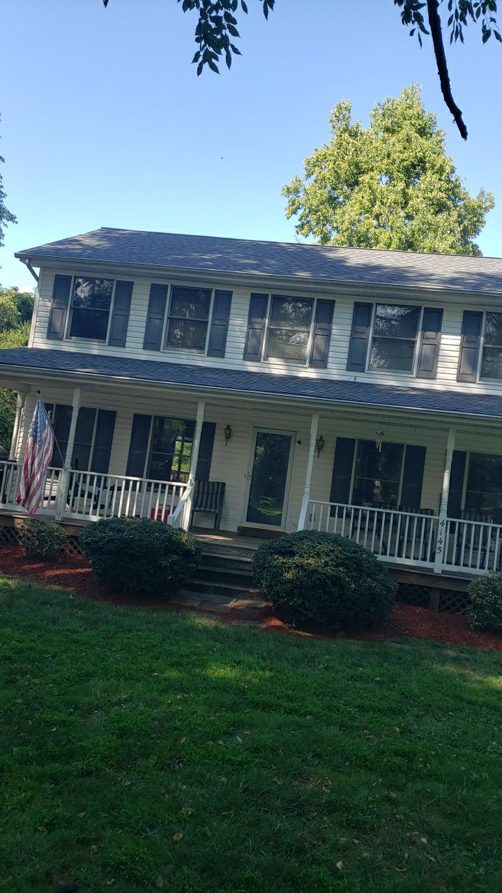 Marshall Roofing Project - Landmark Pro Max Def Pewterwood Designer Shingles by RM Banning, Inc.