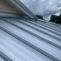 24ga 1.5" Snap-Lock Mill Finish  by Total Roofing System The Metal Roof Experts