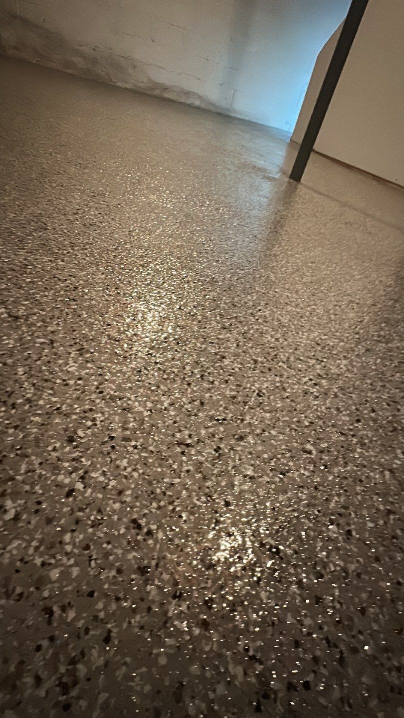 Basement, Bar & Laundry area  by Floors in a Day, Inc