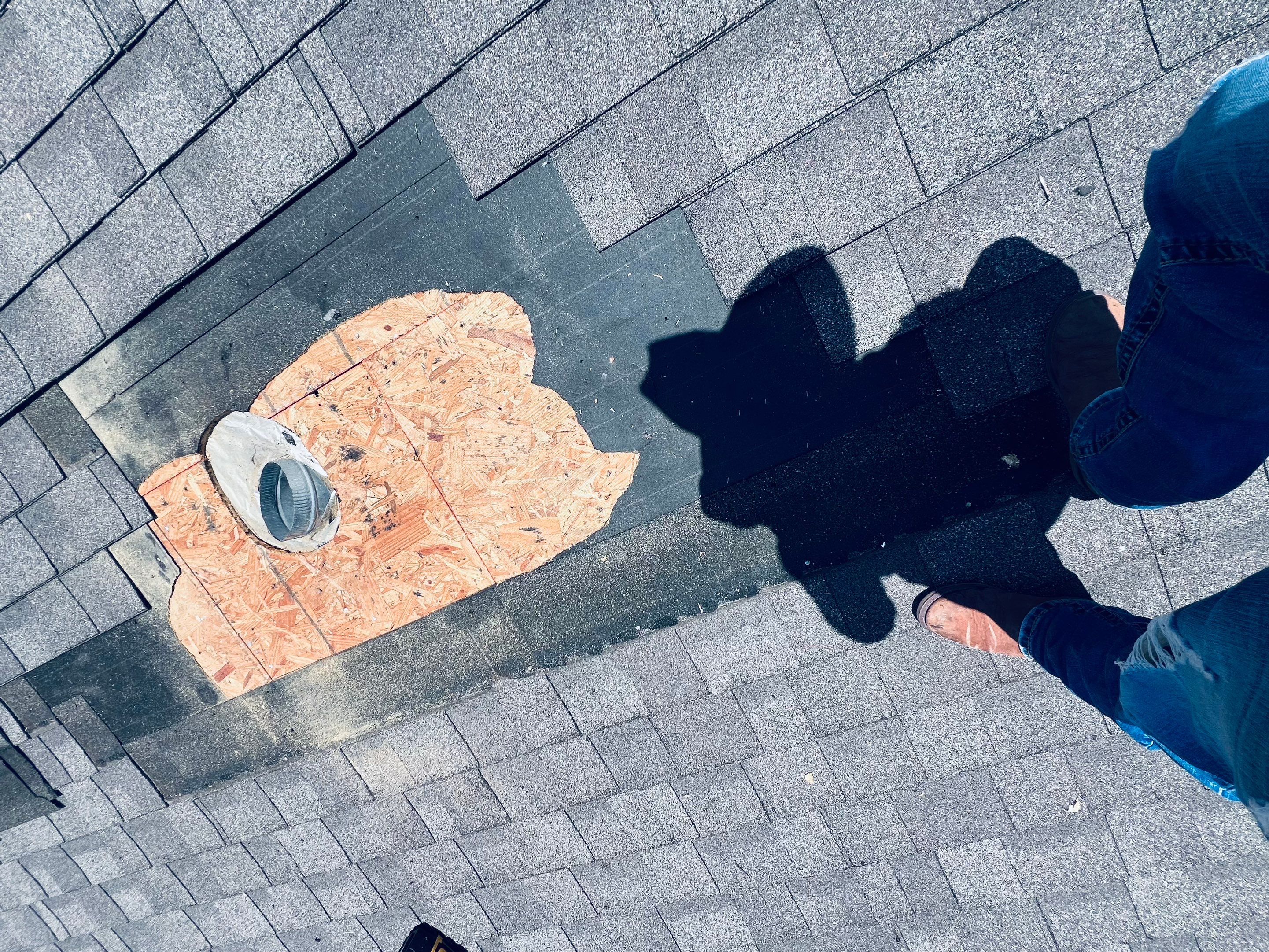 Hail Damage using Owen's Corning Duration (Lifetime) Shingles by Roof Repair Company