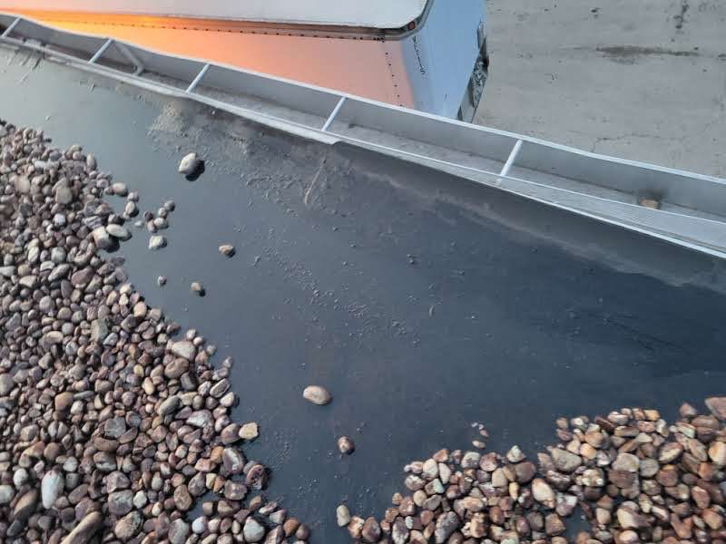 Commercial Roofing Repair using Custom Patch & Hand Weld by Carolina Trophy Roofs
