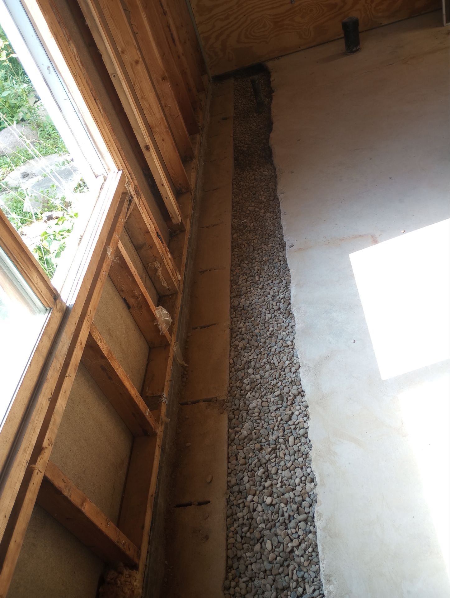 Correcting an Improper Installation for Alan in Chanhassen by Waterproofing Northeast