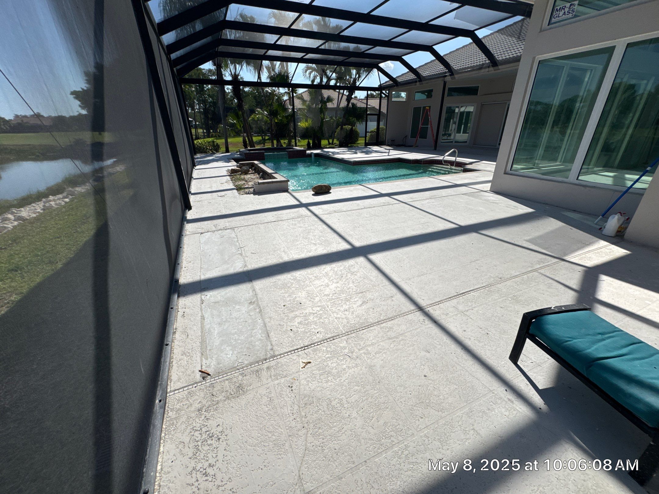 Pool Renovation/Porcelain pavers/Wild Cat Run by Old Town Pavers Llc