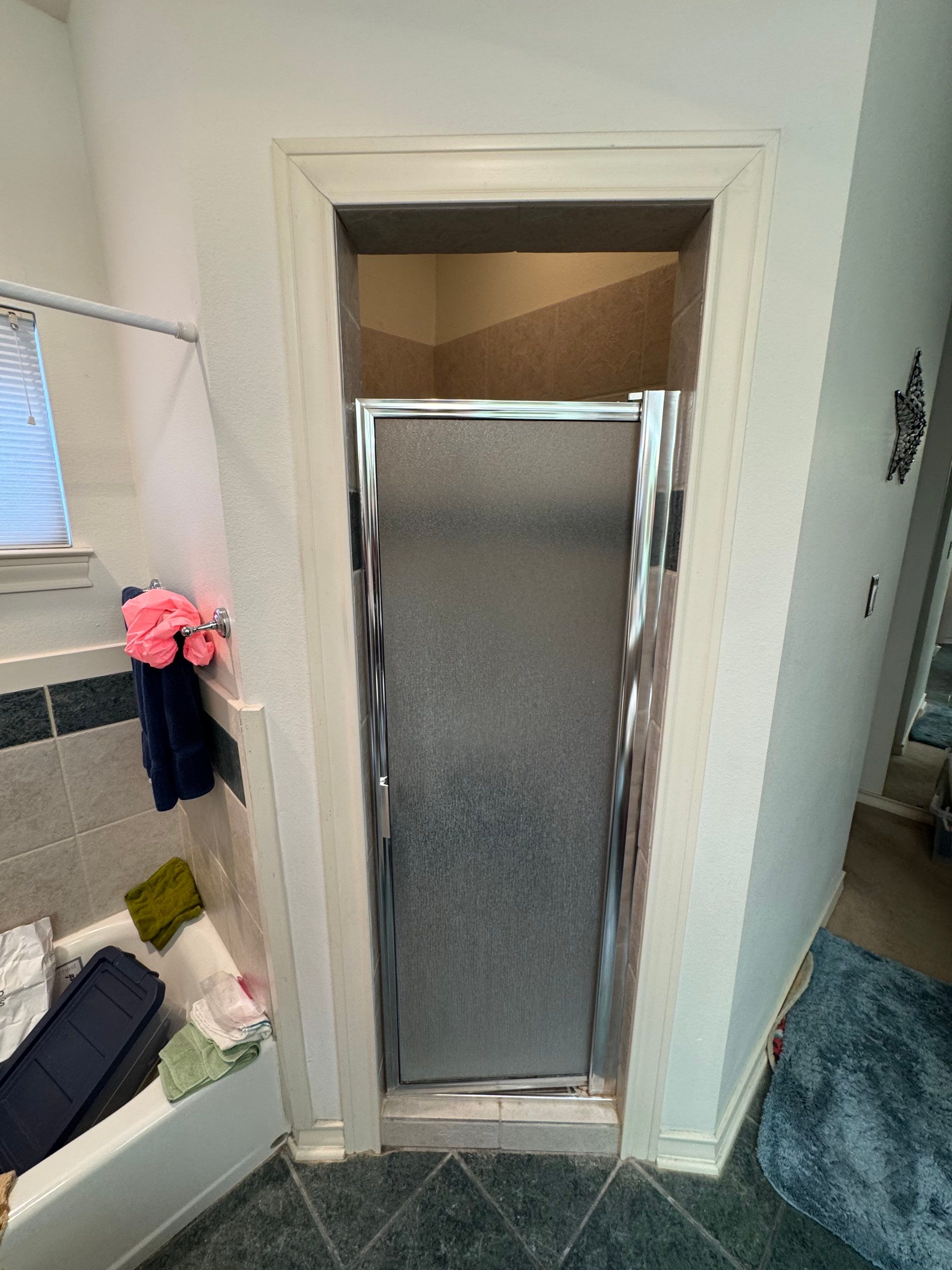 Tub to walk in shower, plus closet in San Antonio, 78258 by Lane Lauritsen - The Hill Country, Texas