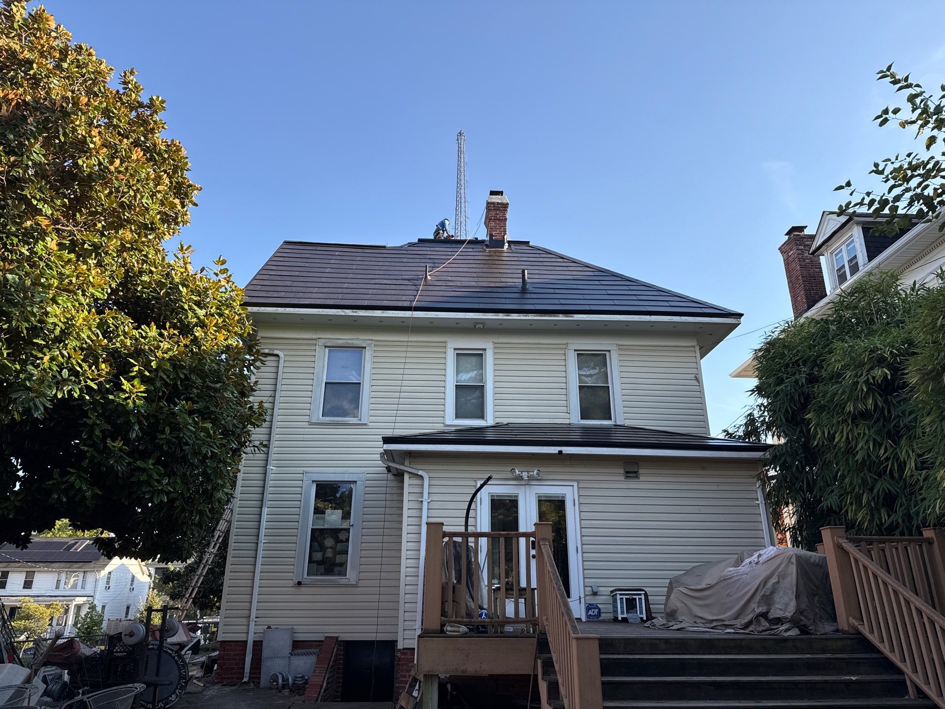 Tesla Solar Roof in Washington DC! by American Home Contractors