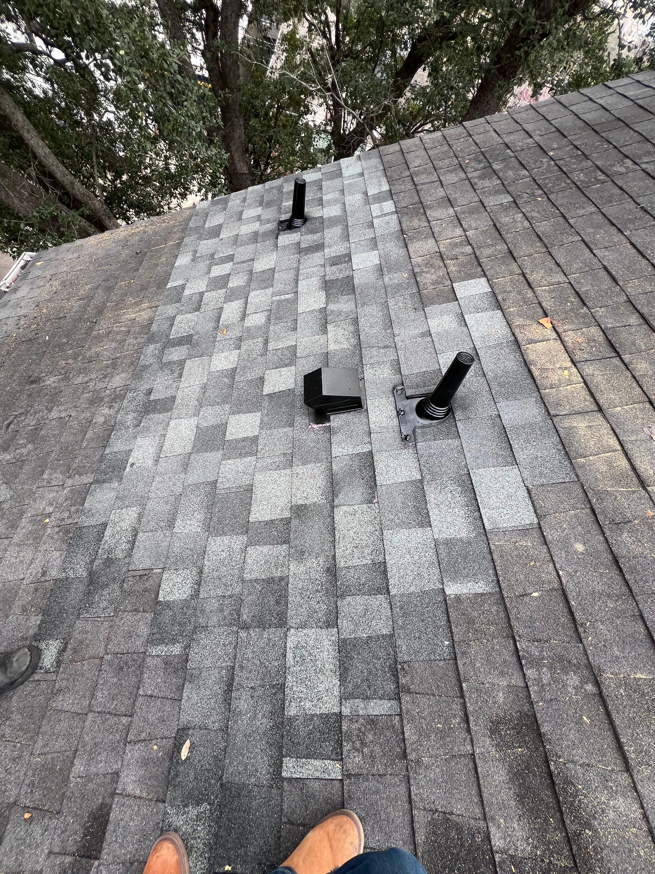 Hail Damage using Owen's Corning Duration (Lifetime) Shingles by Roof Repair Company