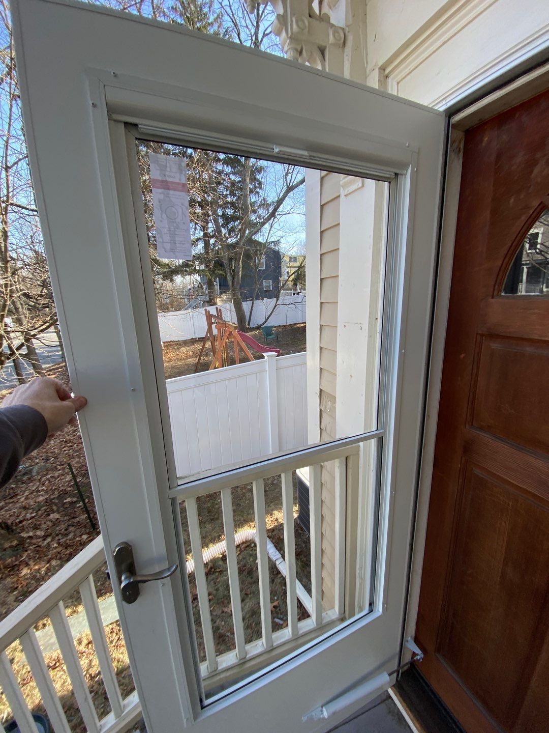 Storm Door Replacement using Larson Storm Door by Sensible Home Solutions
