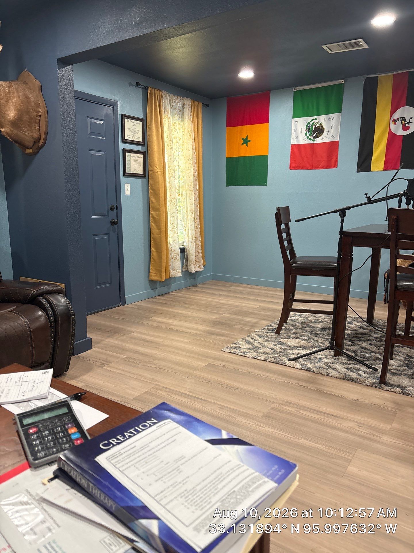 Home Office and Recording Studio Flooring Upgrade in Campbell by CompanyCam Sales Demo