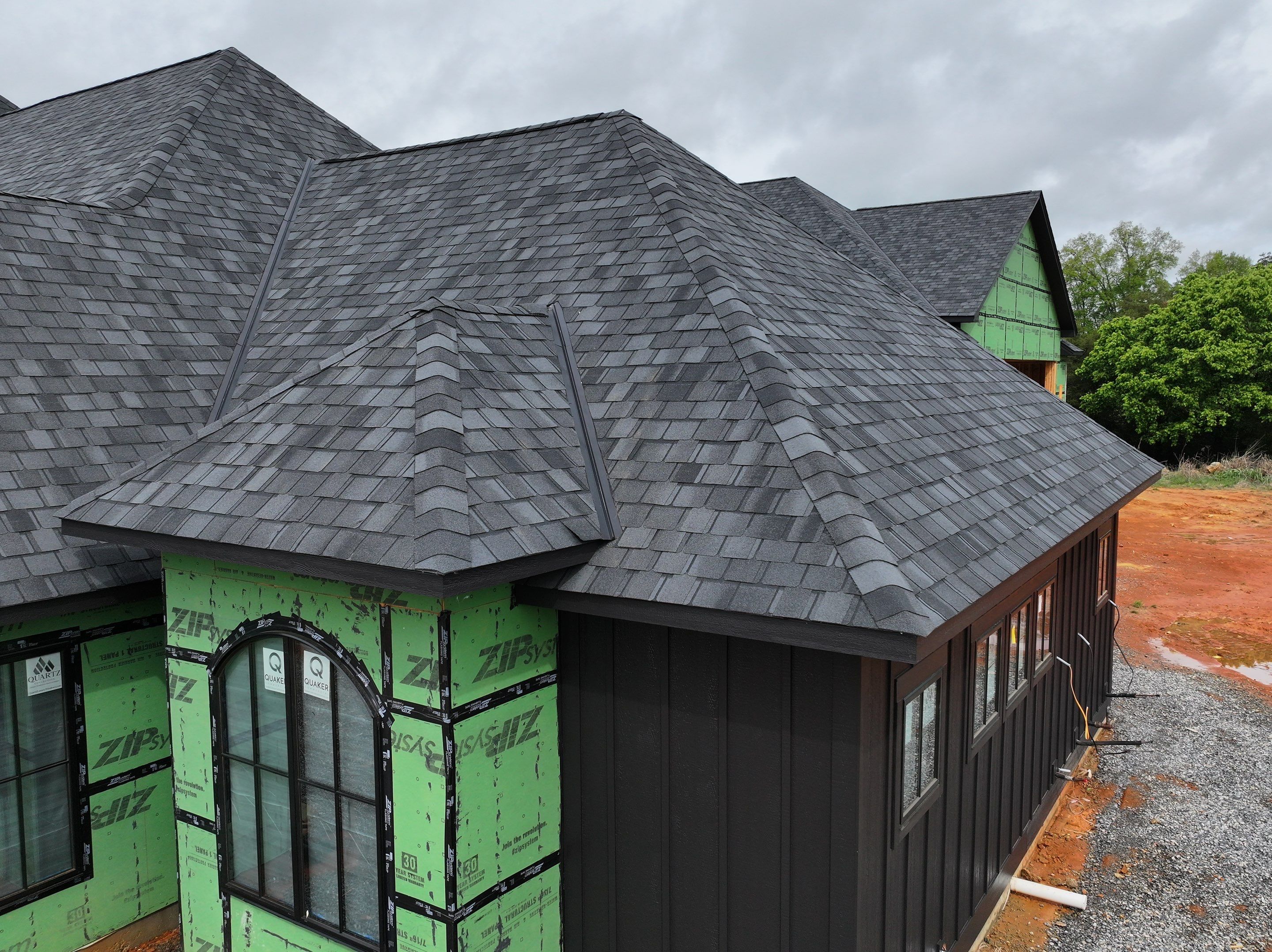 Lake Road New Construction - Belmont by Omnia Roofing