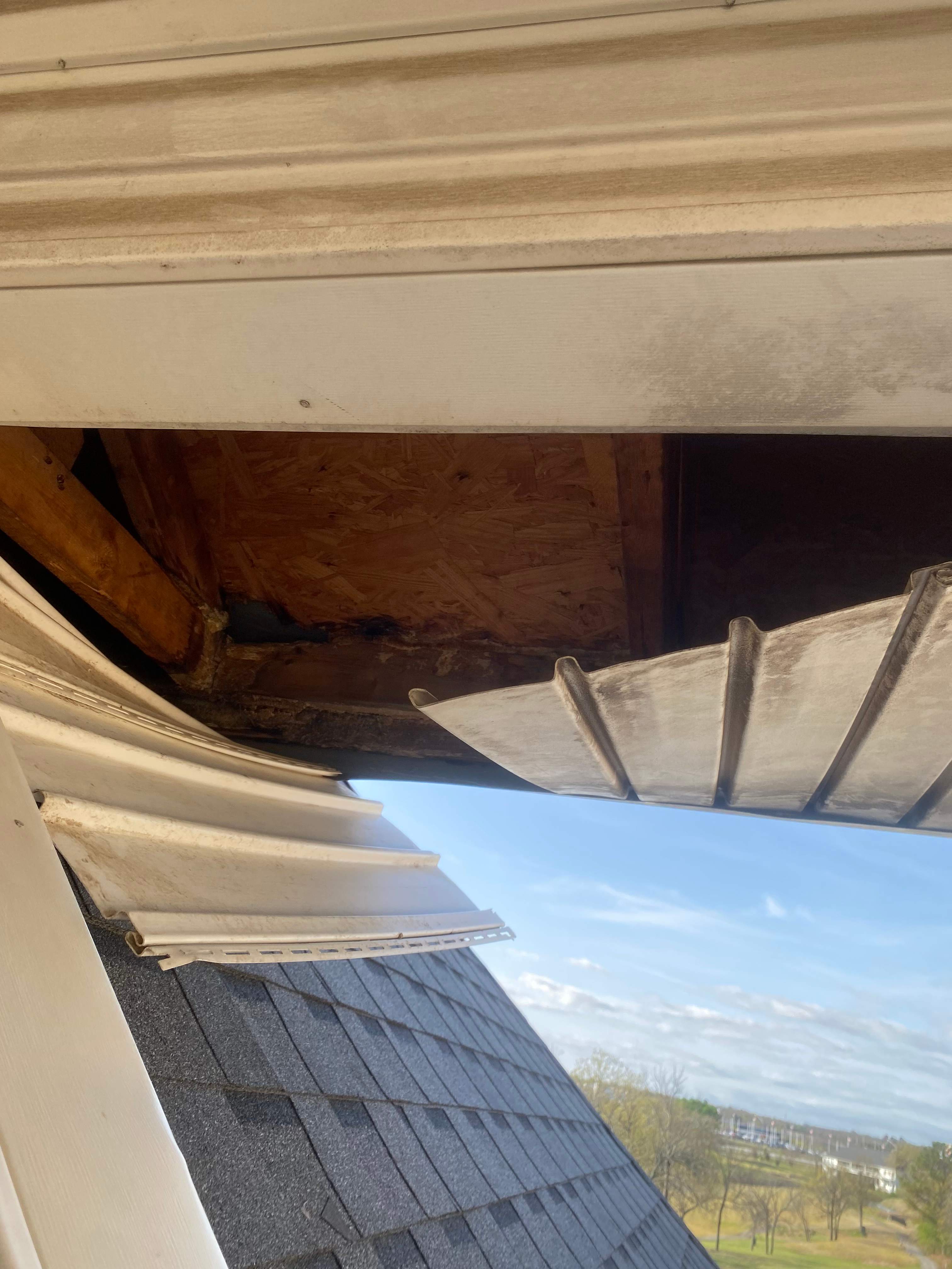 Soffit Repair using Norandex by In & Out Construction & Remodeling, LLC
