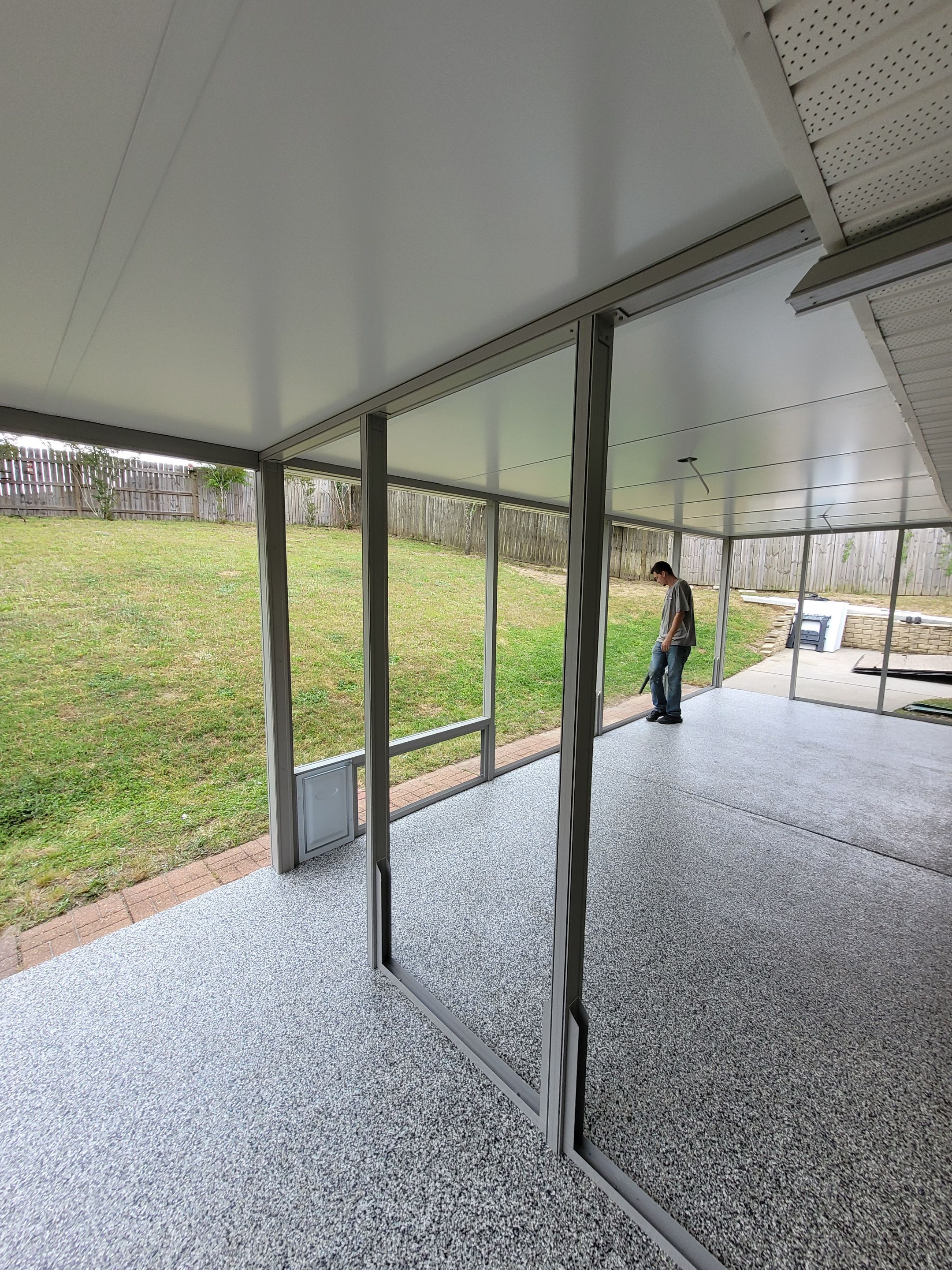 Screen Room + Patio Cover in Cantonment by Titan Sunrooms