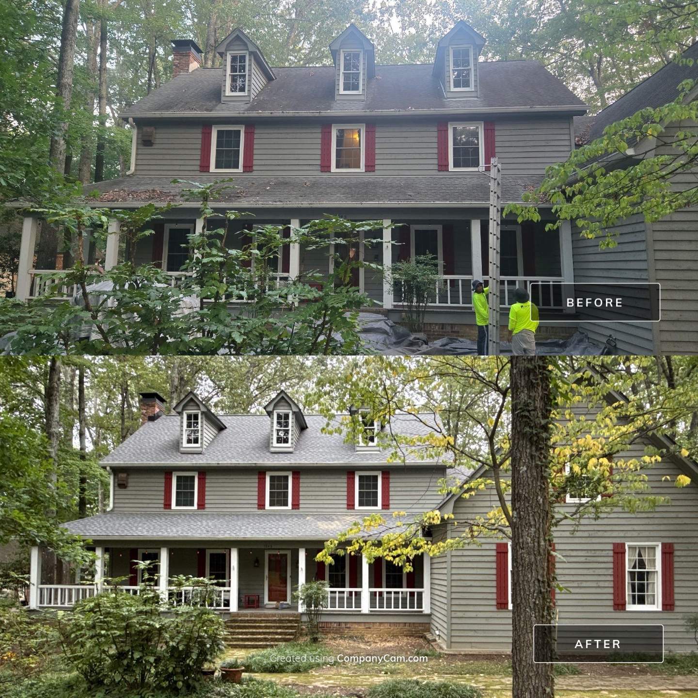 Collierville Roof Replacement Following Major Tree Impact Damage with interior repairs by Revival Roofing Services