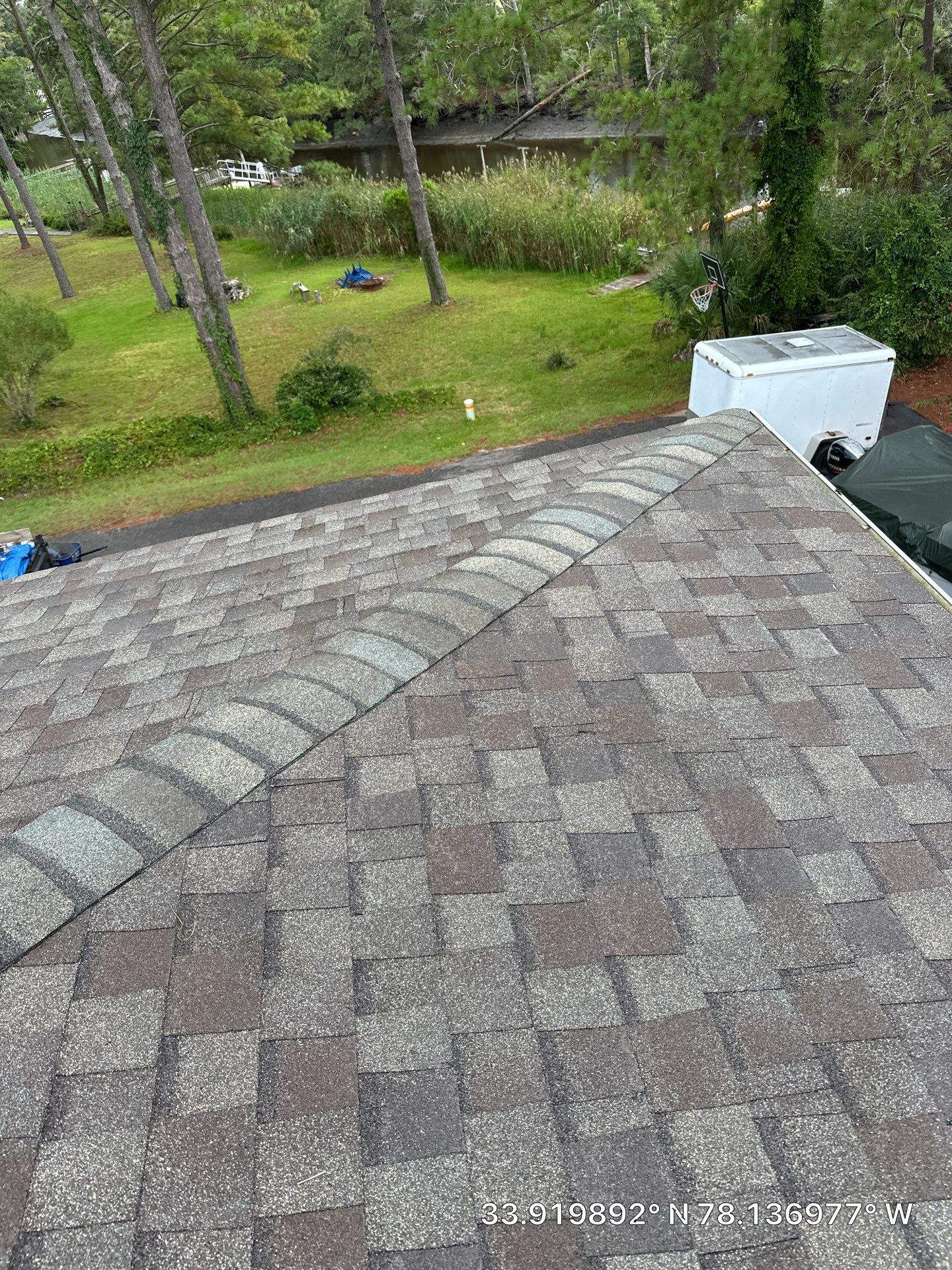 CertainTeed Landmark Weatheredwood Roof Replacement by RGR Construction and Roofing, LLC