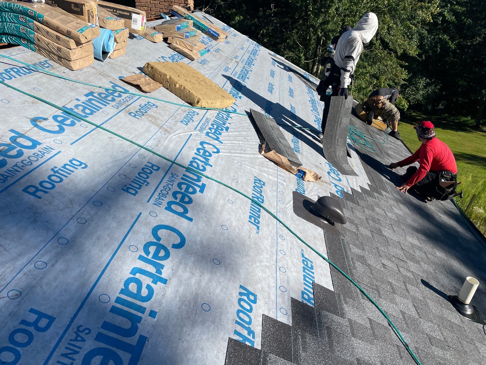 Roof Replacement using CertainTeed Landmark by 180 Contractors