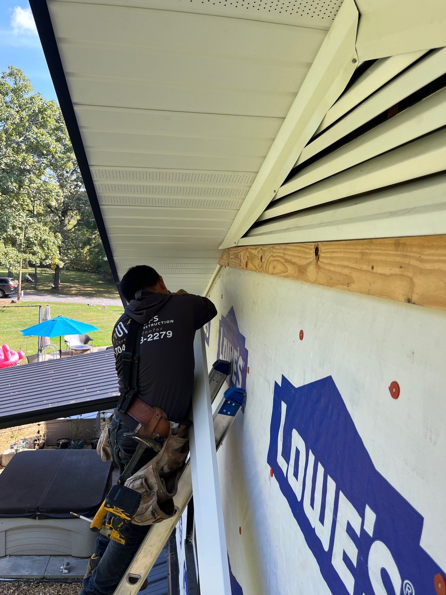 Project in Mocksville by ALL ROOFS & CONS.