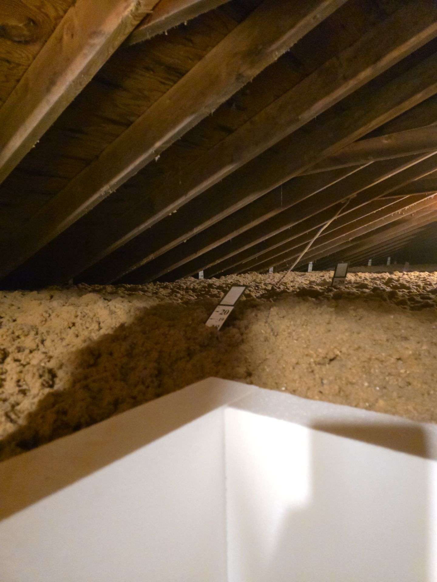 Attic Insulation using Green Fiber Sanctuary by NYS Foam & Energy