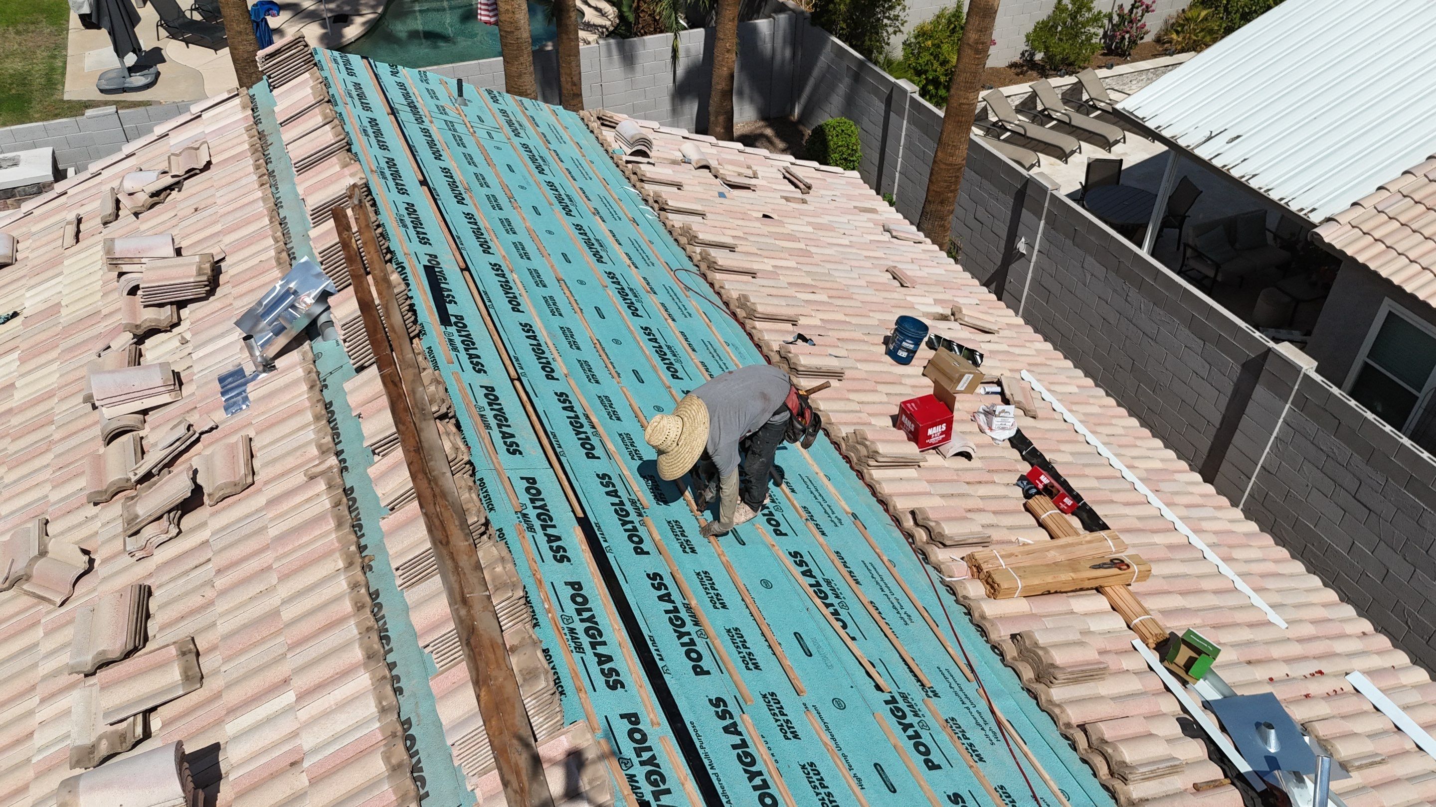 Project in Mesa, AZ by Saint Roofing
