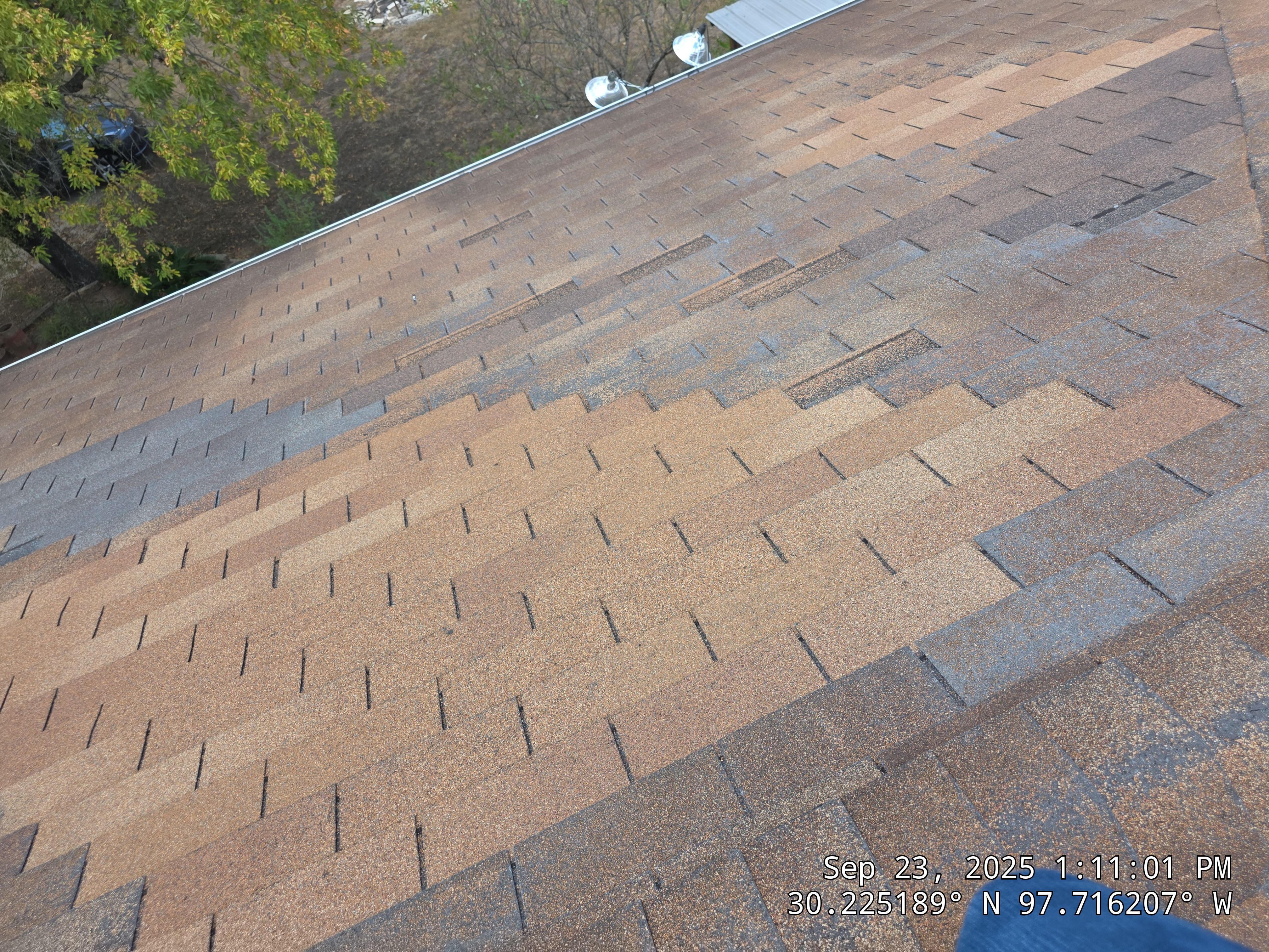 Asphalt Shingle Roof Repair and Decking Replacement in Austin by Caliber Restoration LLC