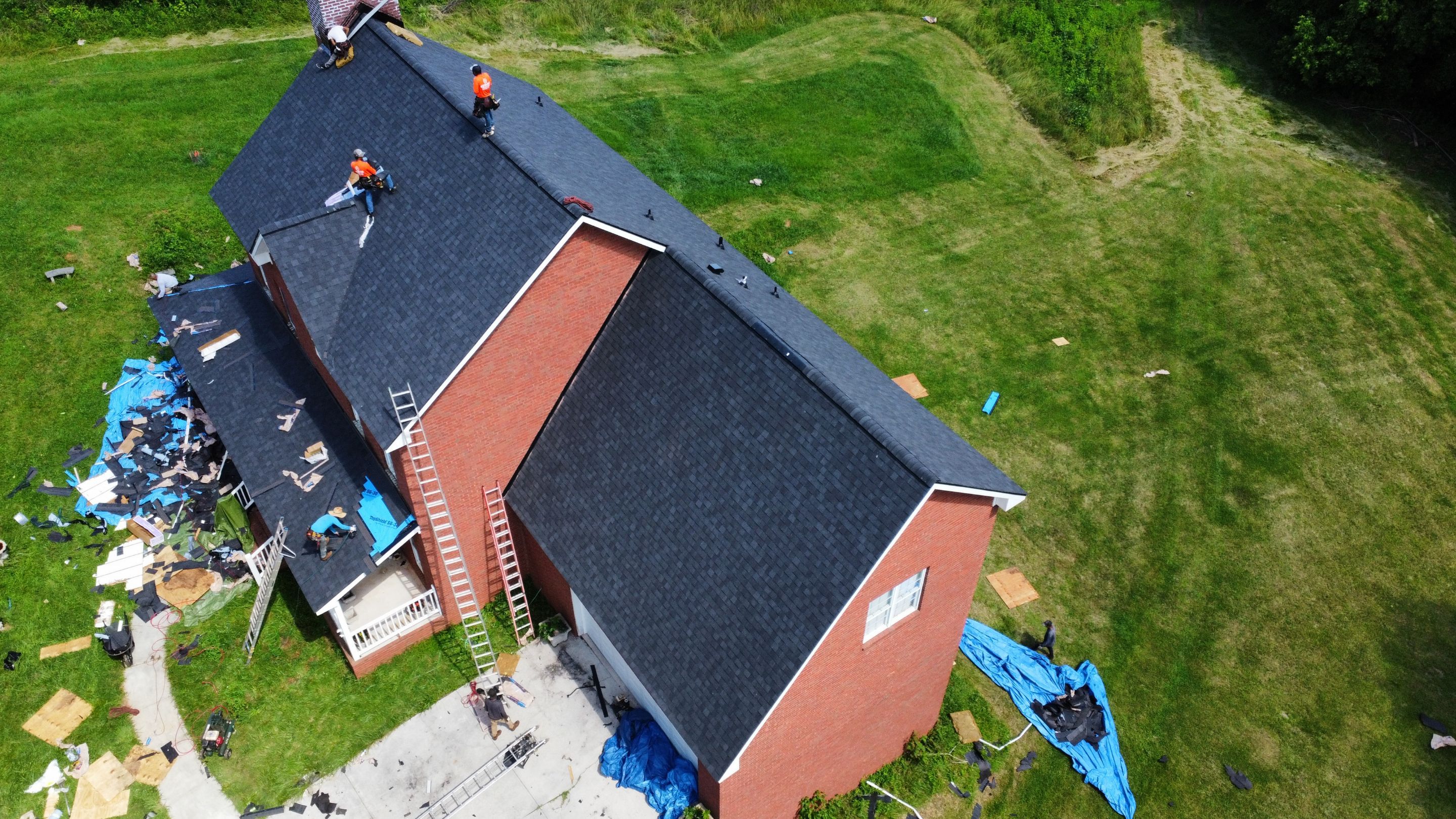 Alpharetta, GA Roof Replacement CertainTeed Landmark Pro Charcoal Black by Reset Roofing