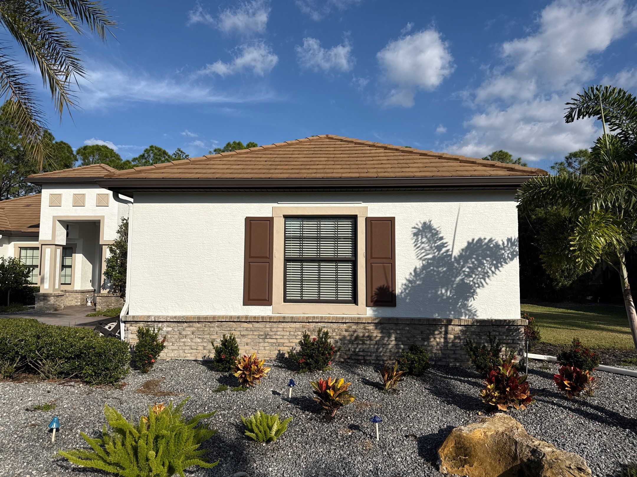 Flat Tile Roof, Paver Pool Deck & Driveway Cleaning | Cove at Twin Rivers, Parrish FL by Sunshine AquaWash