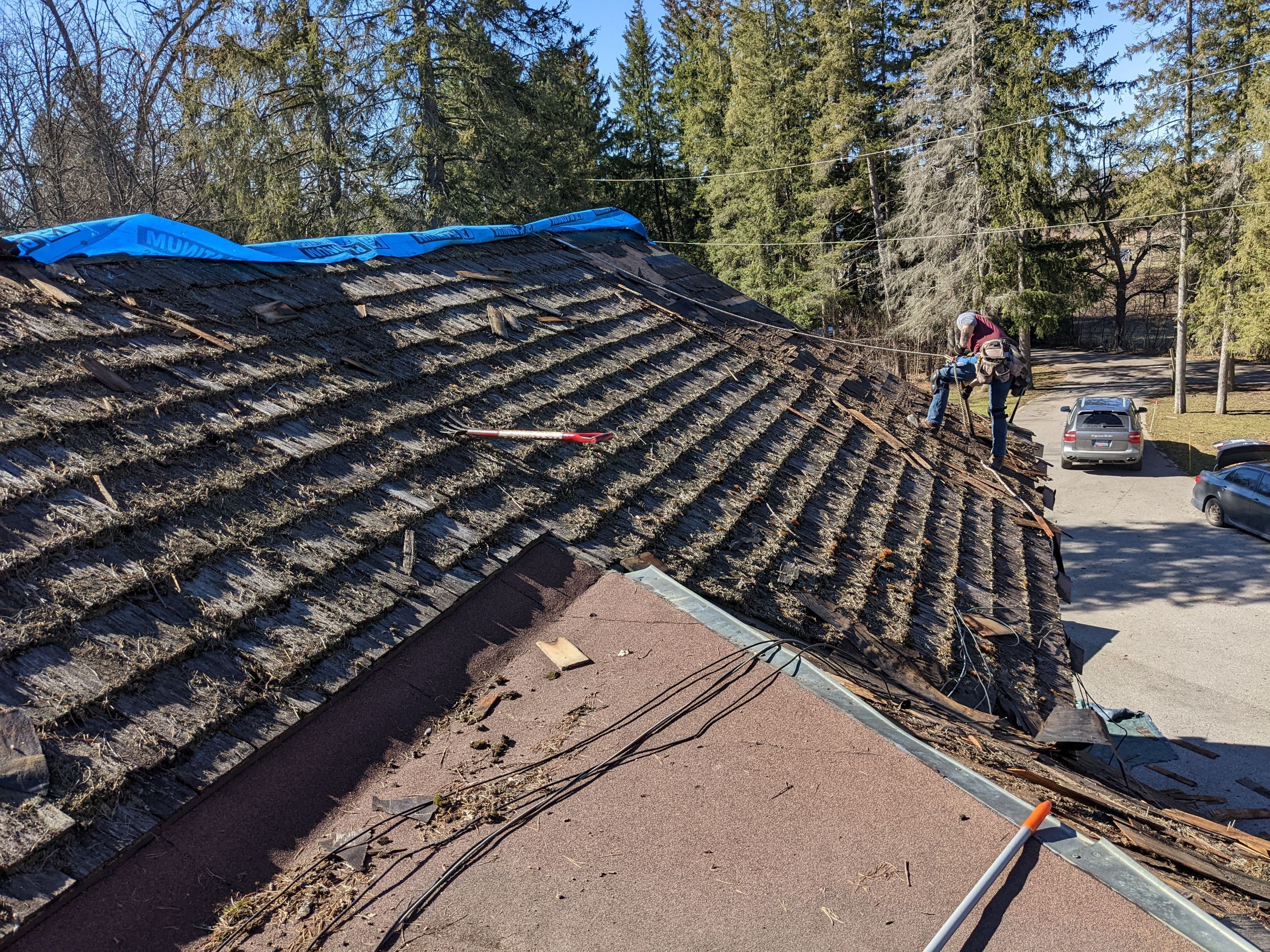 New Roof Installation using 16" Standing Seam Panels by Jay Carter Roofing & Sheet Metal