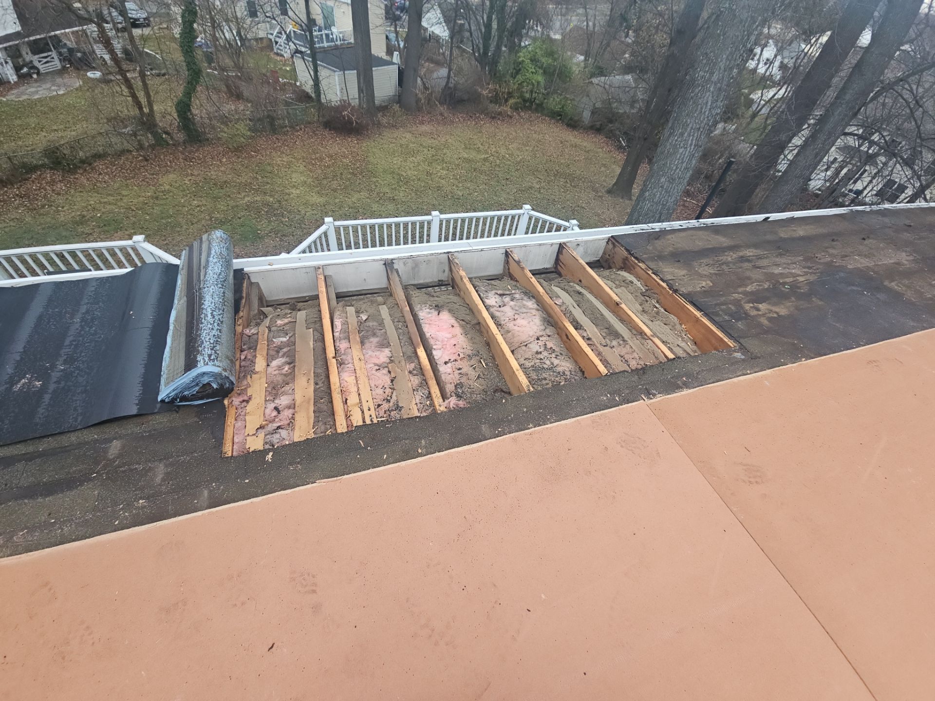 Partial Falt Roof Replace by Real1Construction