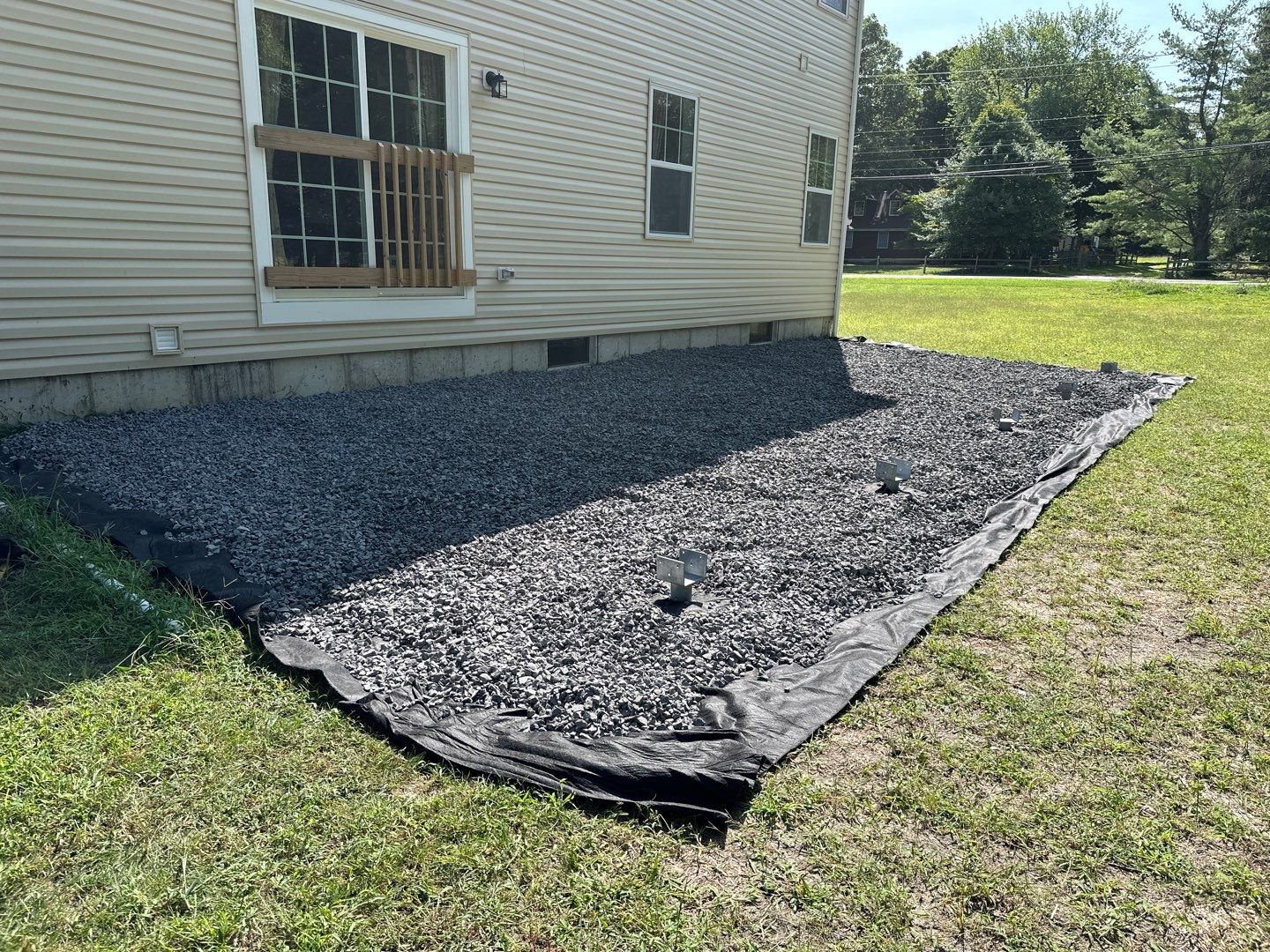 New Deck using Deckorators Venture - Color Sandbar  by deck guardian