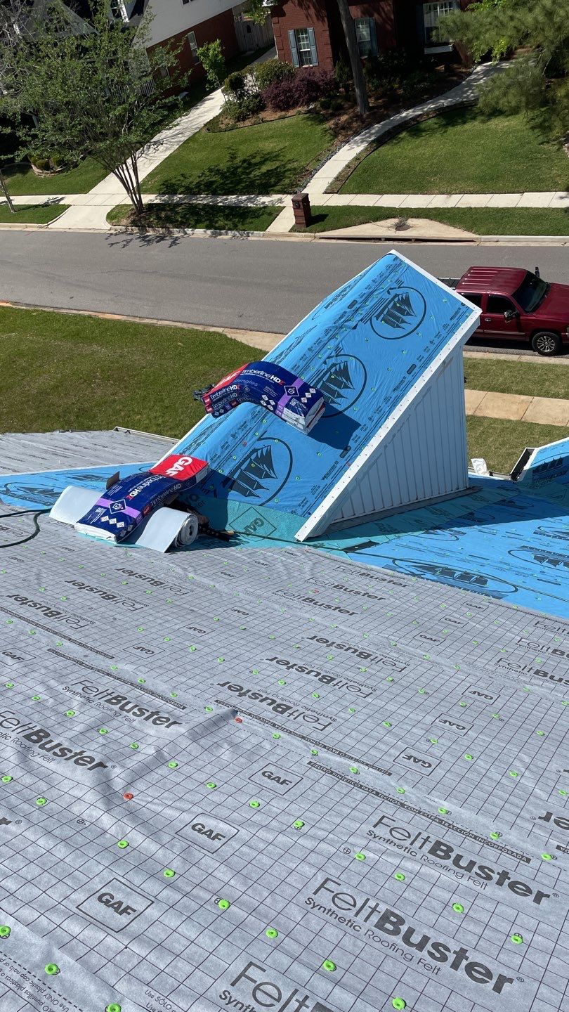 Residential Roofing Installation using Roof Replacement by American Roofing & Construction LLC