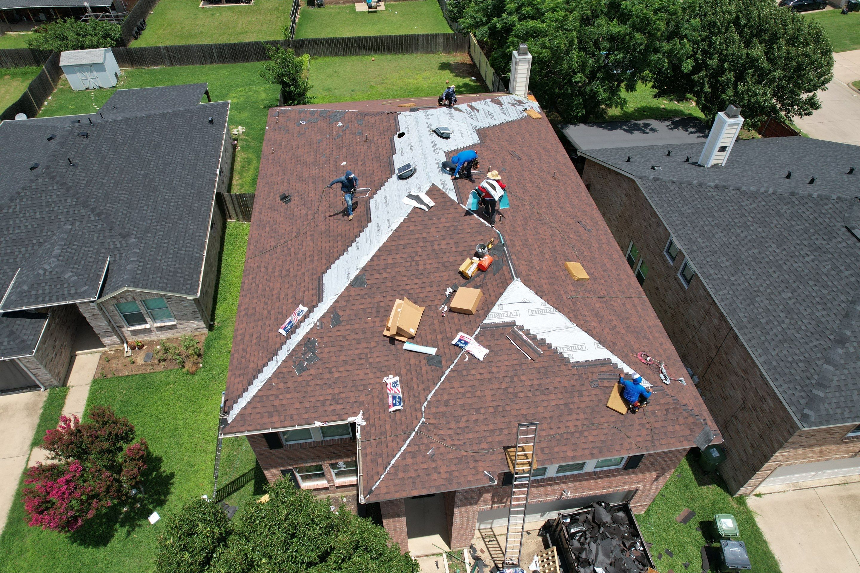 Project in Arlington  by Zeus Exteriors