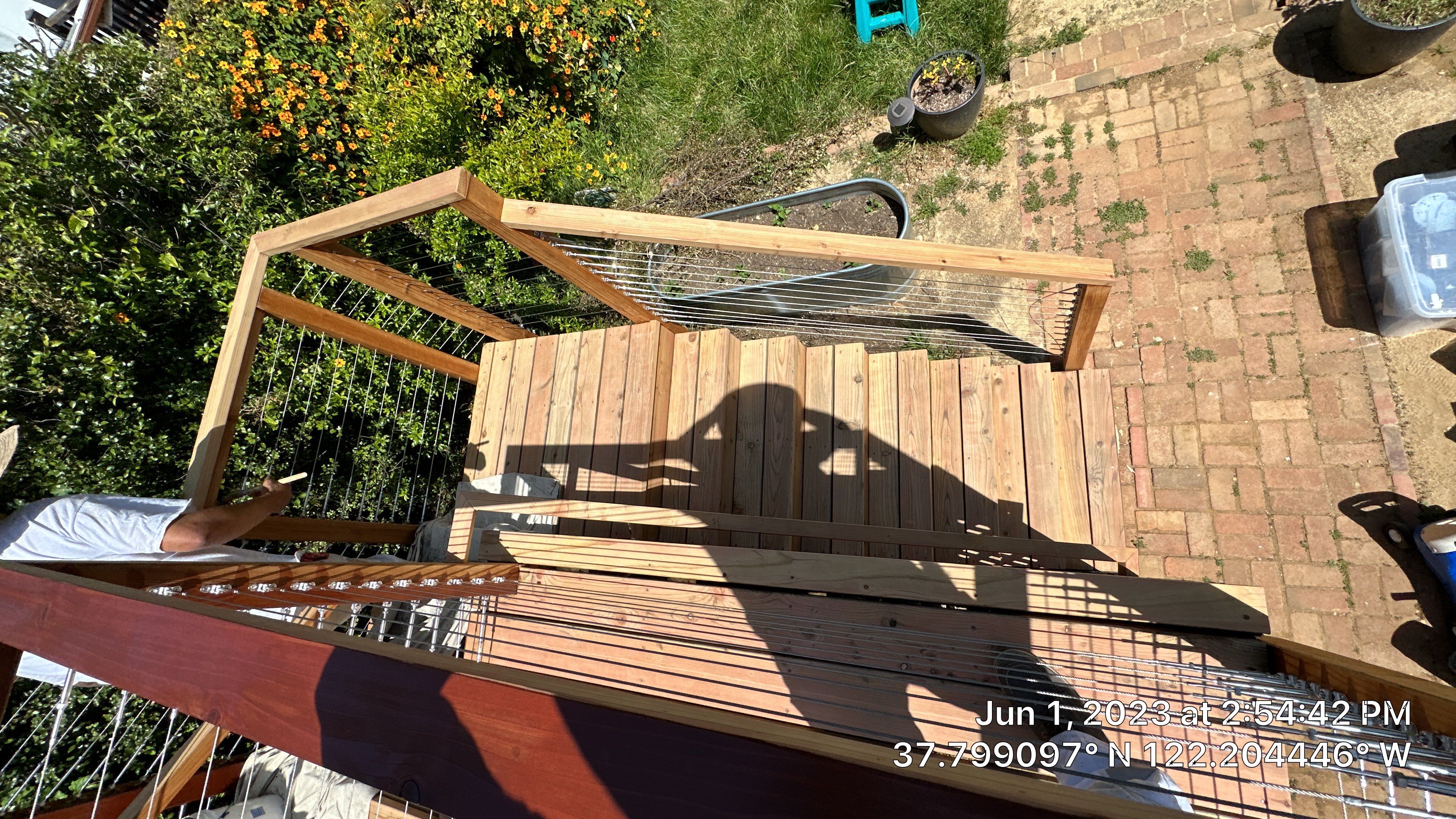 Deck Refinish  by Herrera’s Bay Area Painting inc.