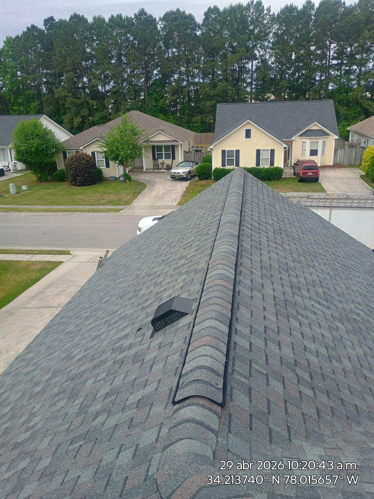 Leland FORTIFIED Roof Replacement with Colonial Slate Landmark Shingles by RGR Construction and Roofing, LLC
